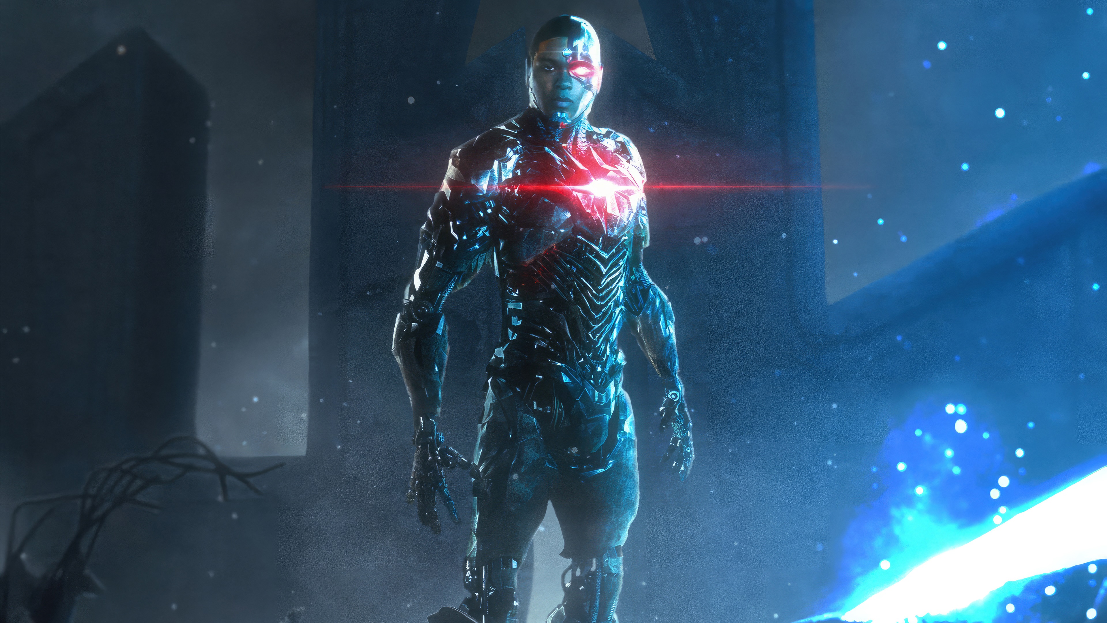 Cyborg from Justice League HD Wallpaper