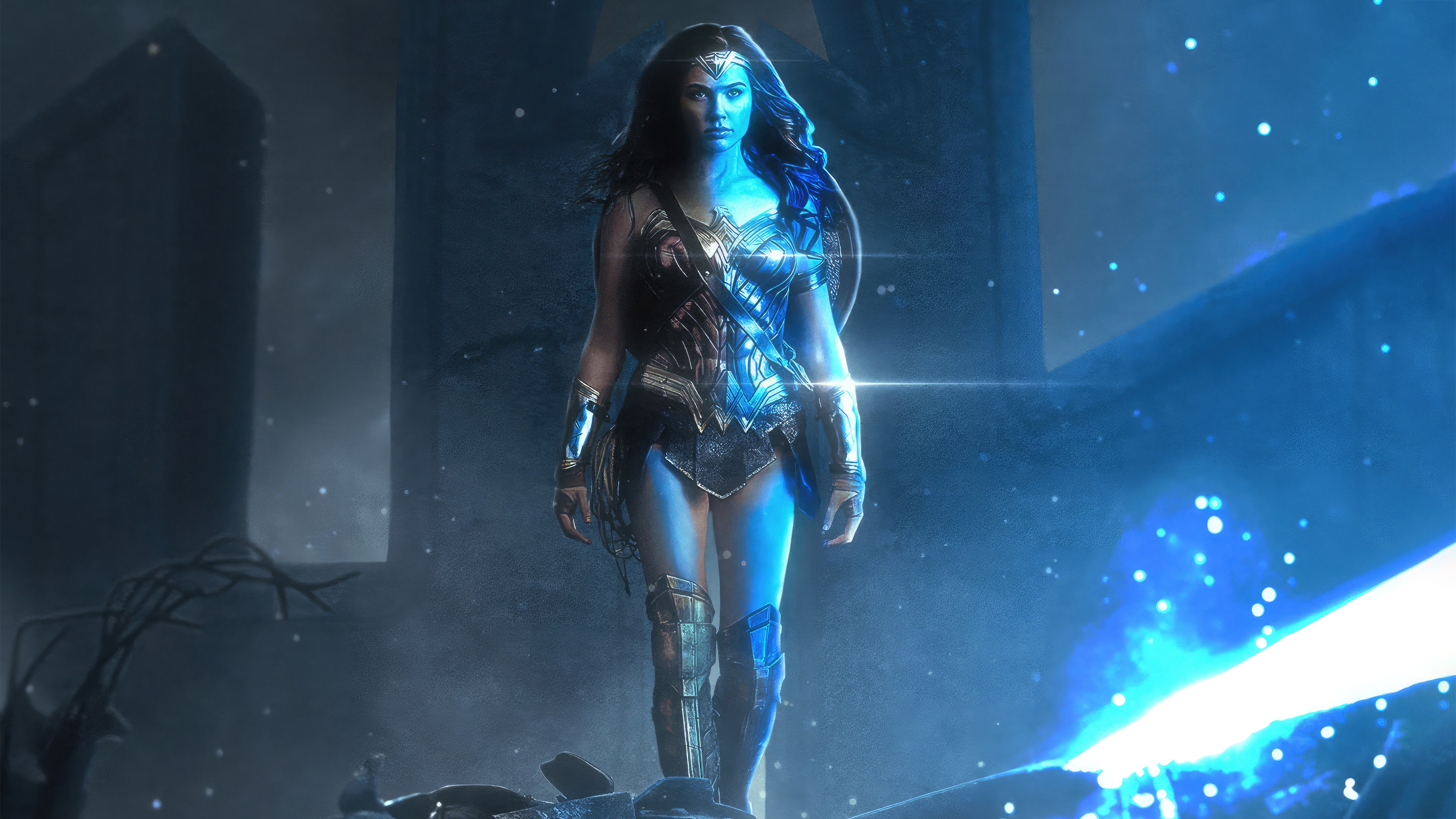 Wonder Woman from Justice League 4K HD Wallpaper