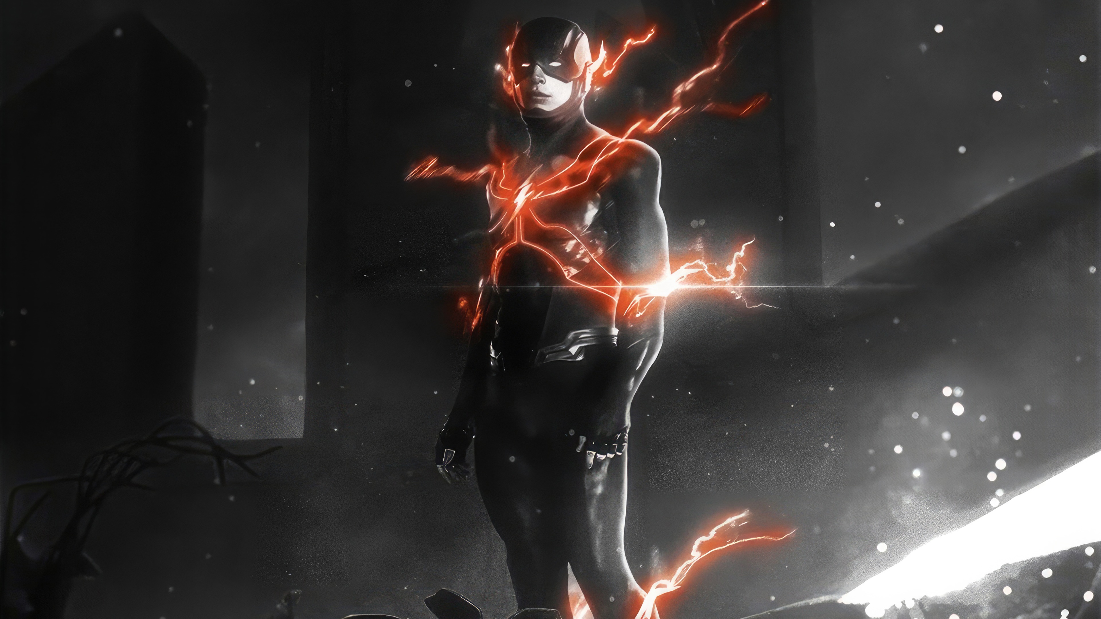 The Flash from Justice League 4K HD Wallpaper