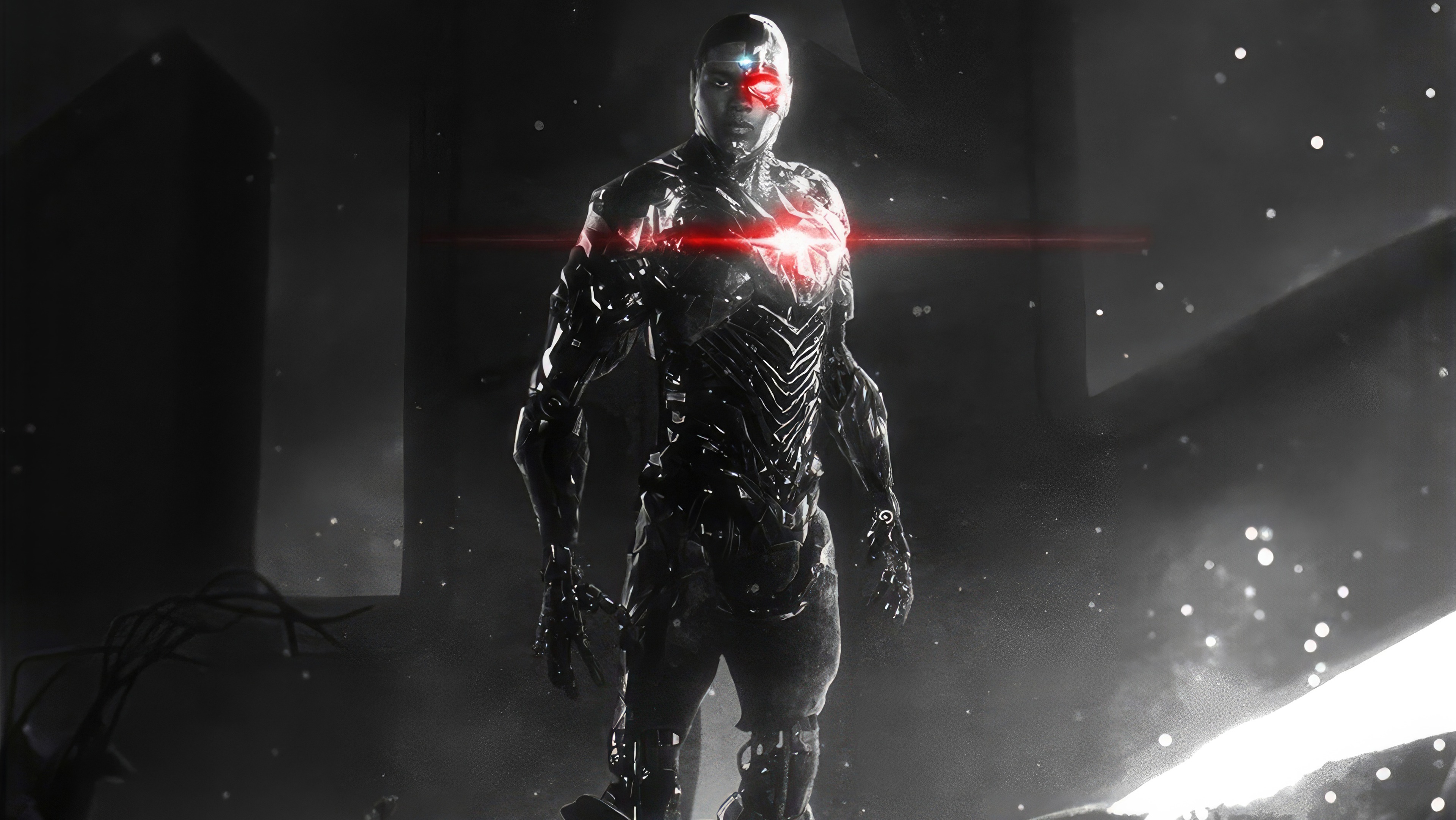 Cyborg from Justice League 4K HD Wallpaper