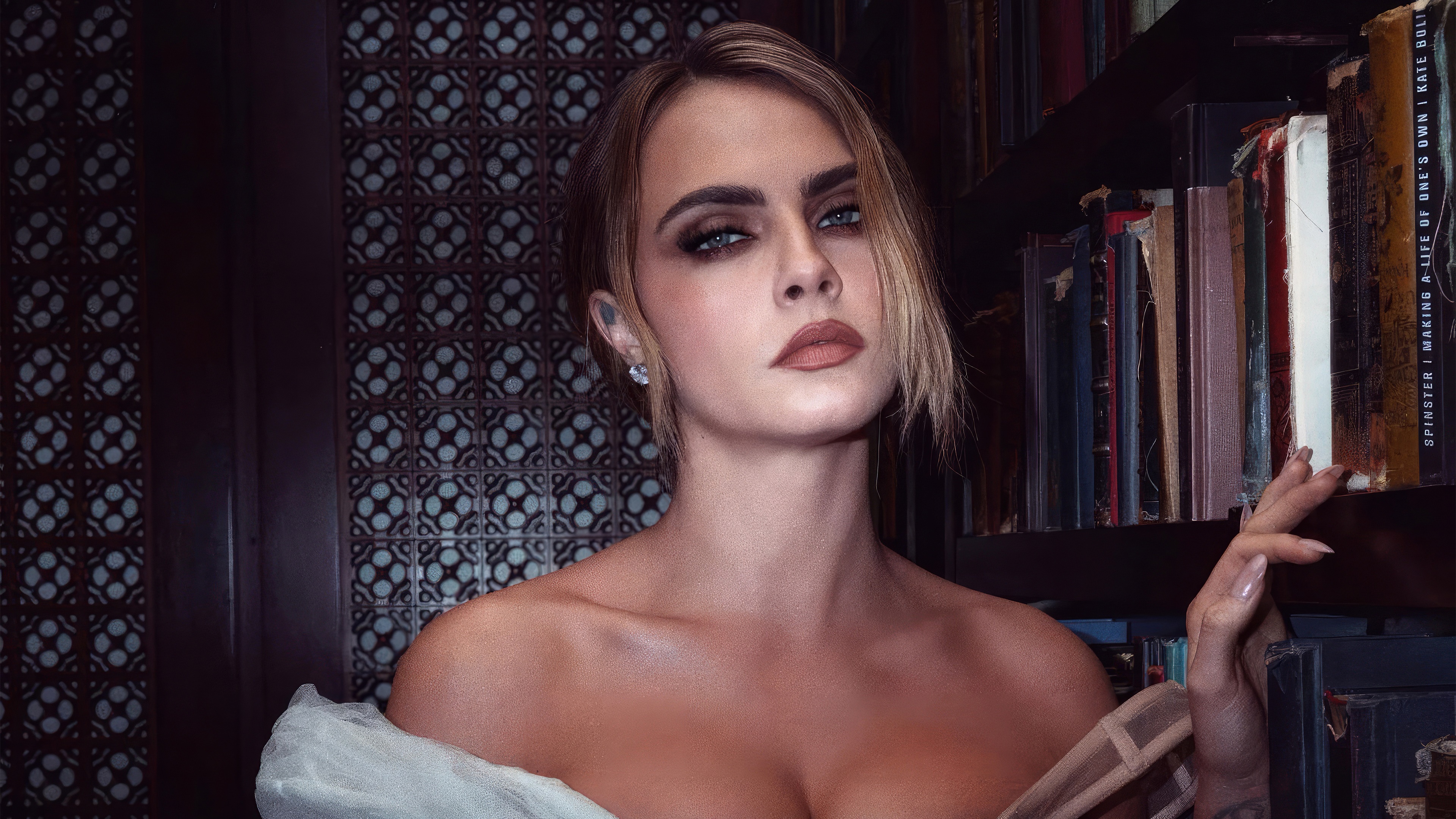 Cara Delevingne in a photoshoot HD Wallpaper