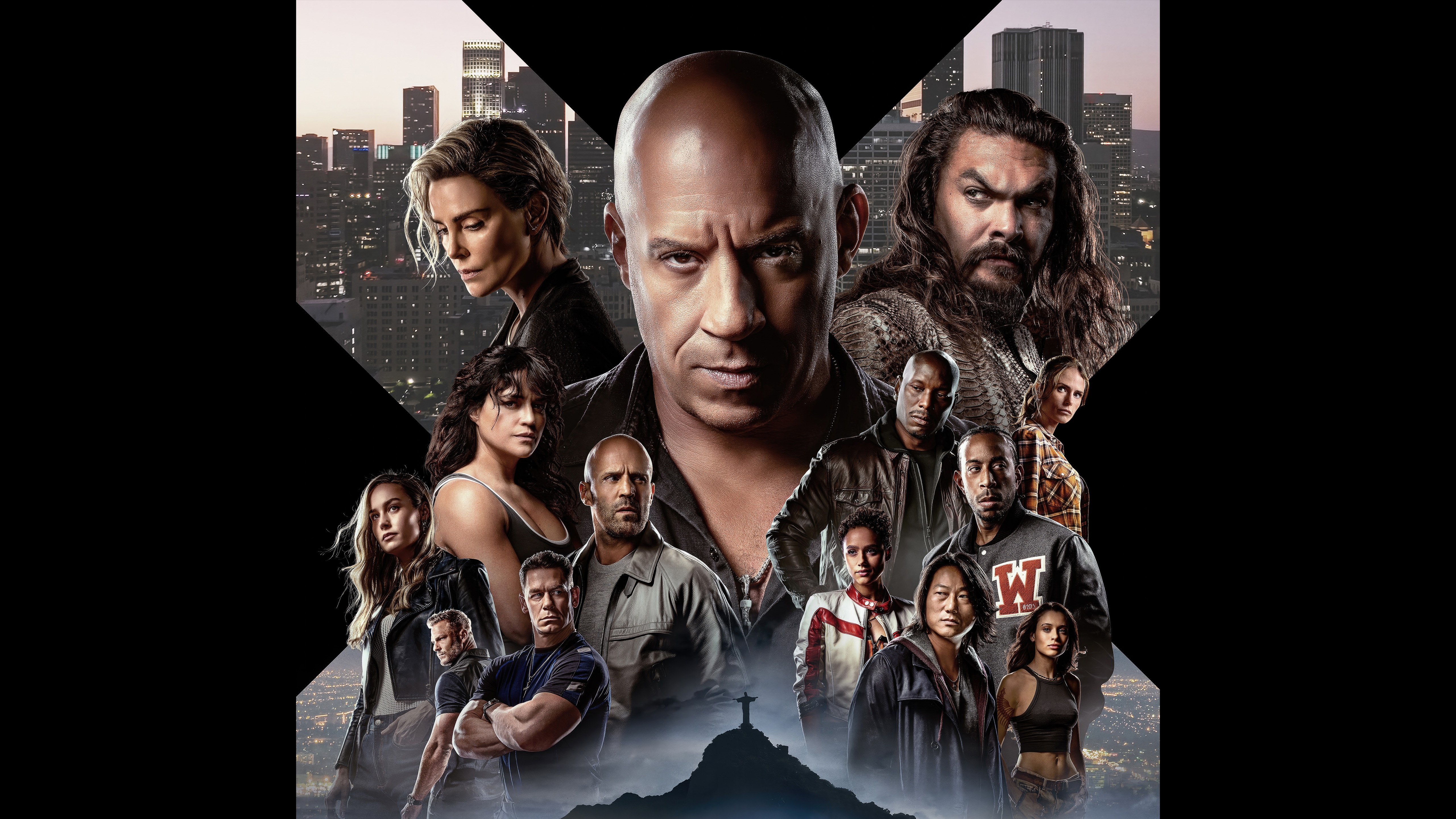 Fast X Poster with Vin Diesel and Jason Momoa HD Wallpaper