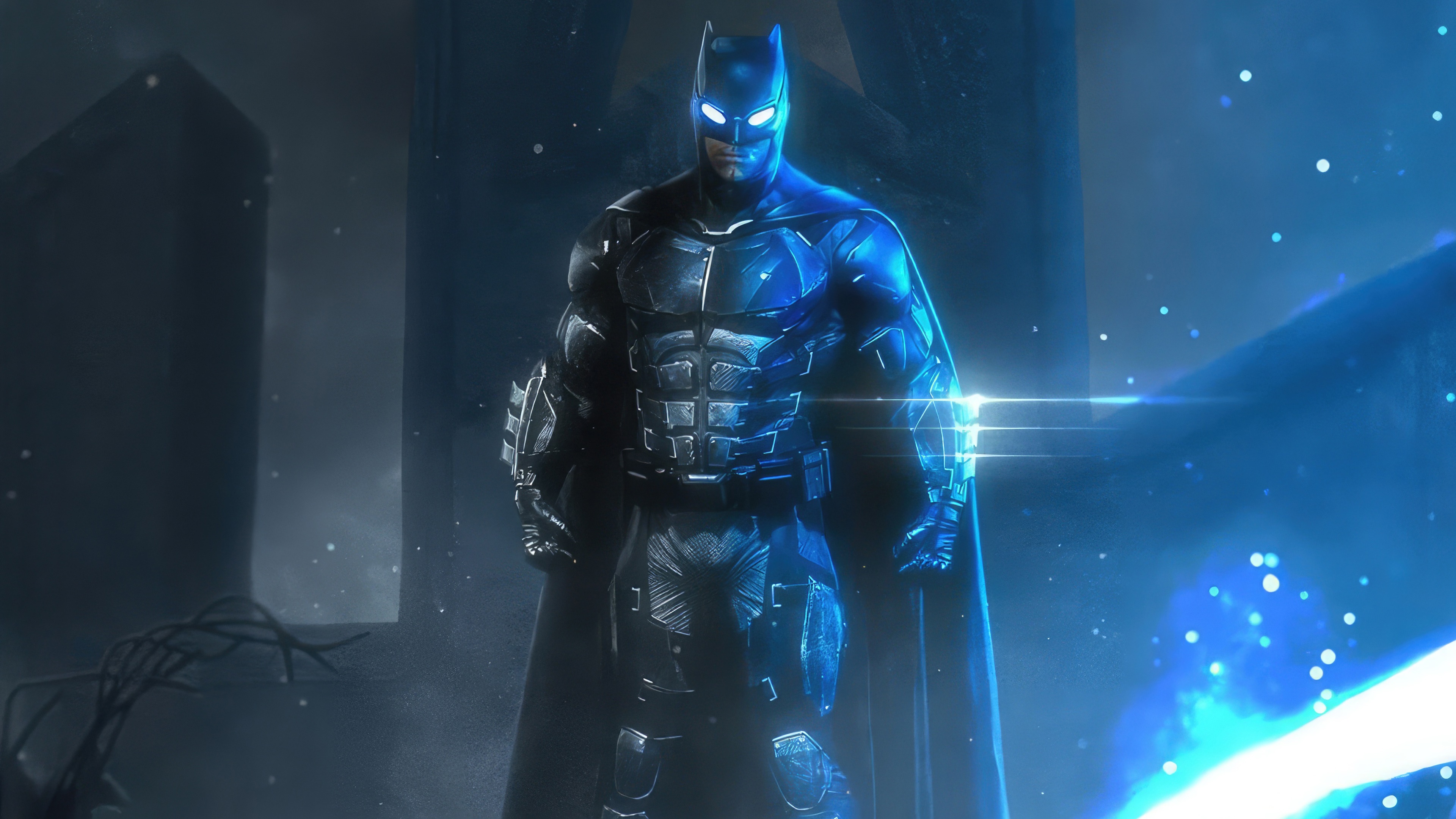Batman from Justice League artwork 4K HD Wallpaper