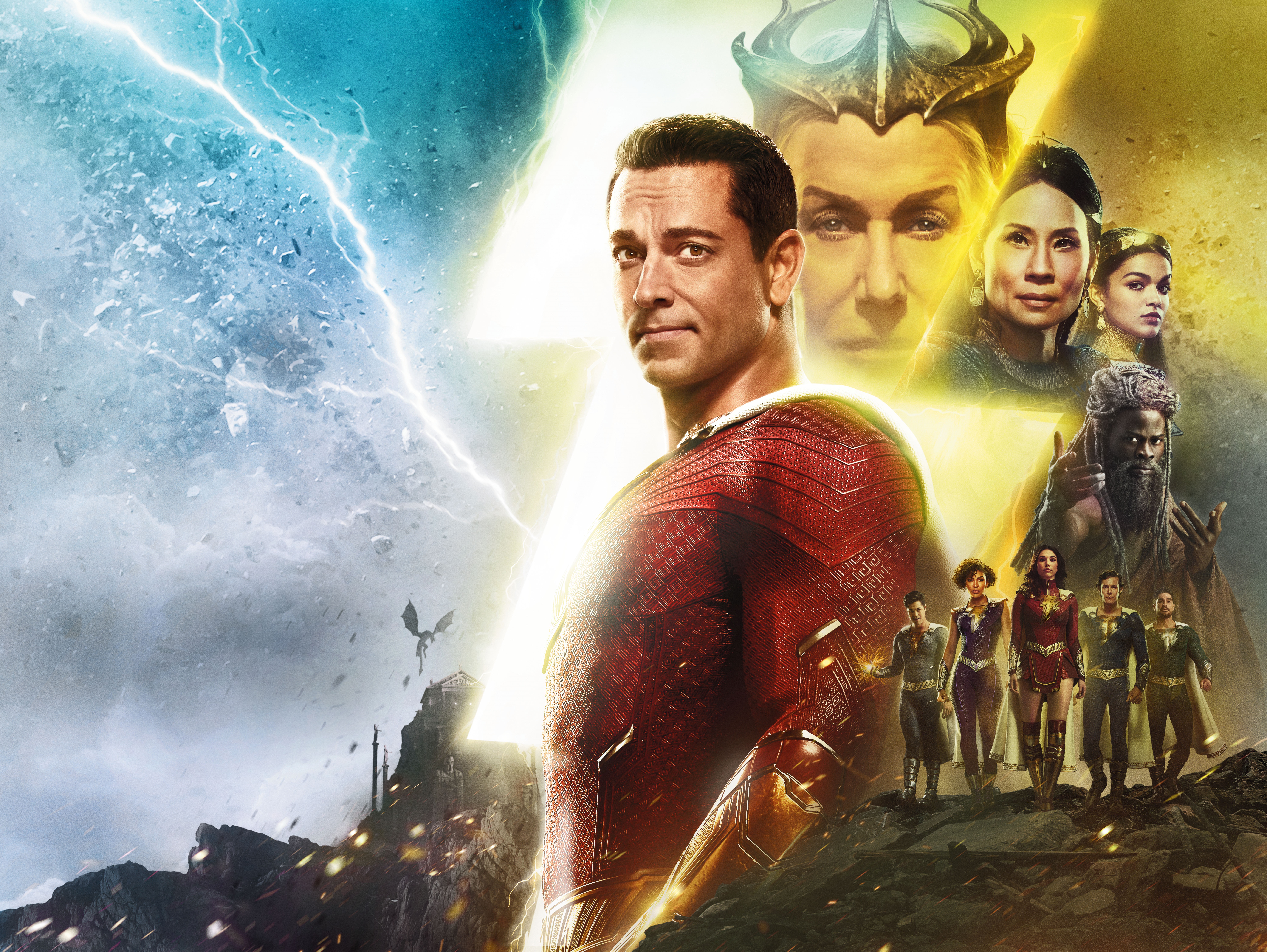 Shazam Fury of the Gods 2023 Movie HD Wallpaper