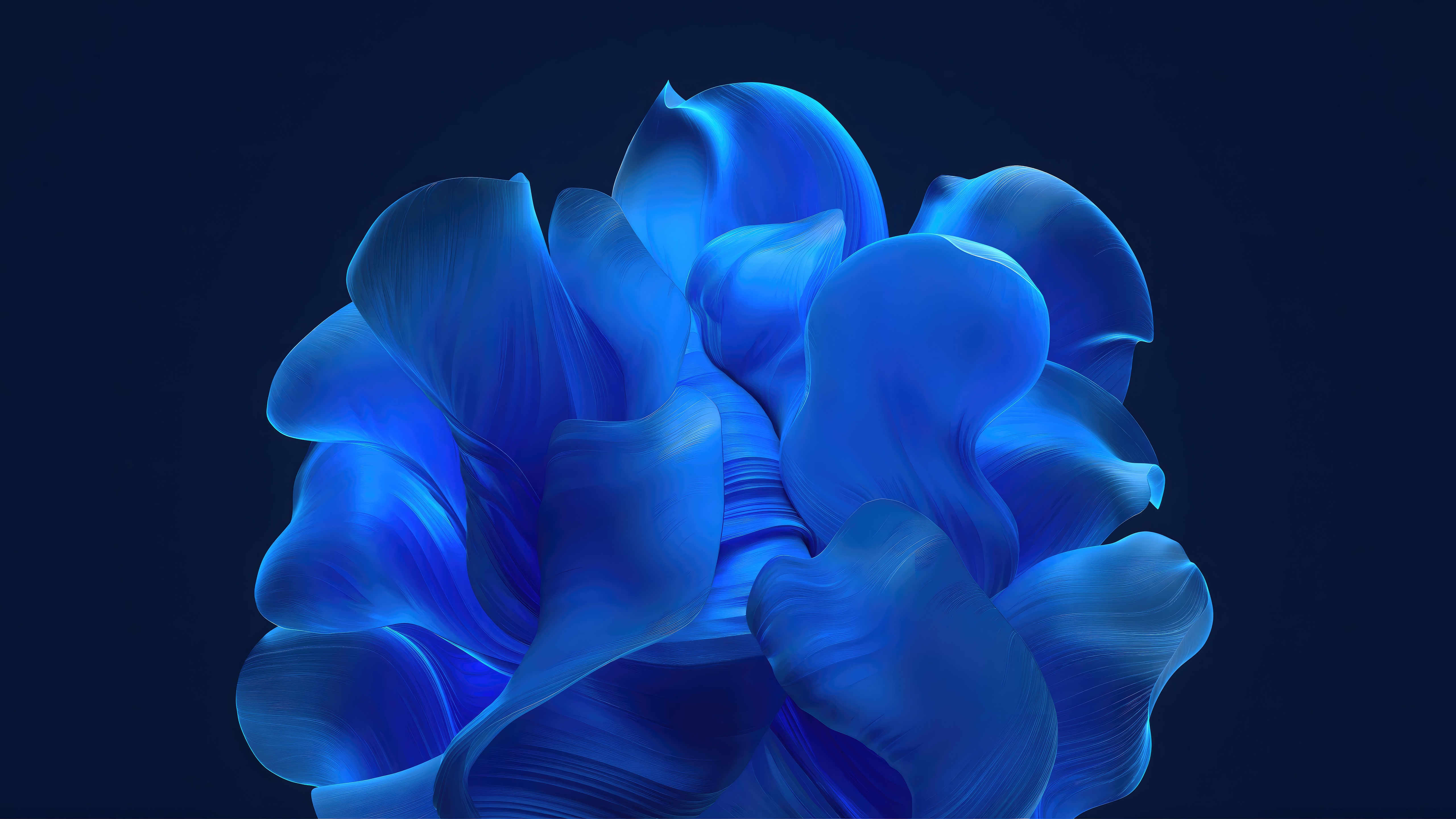 Abstract blue digital art HD Wallpaper