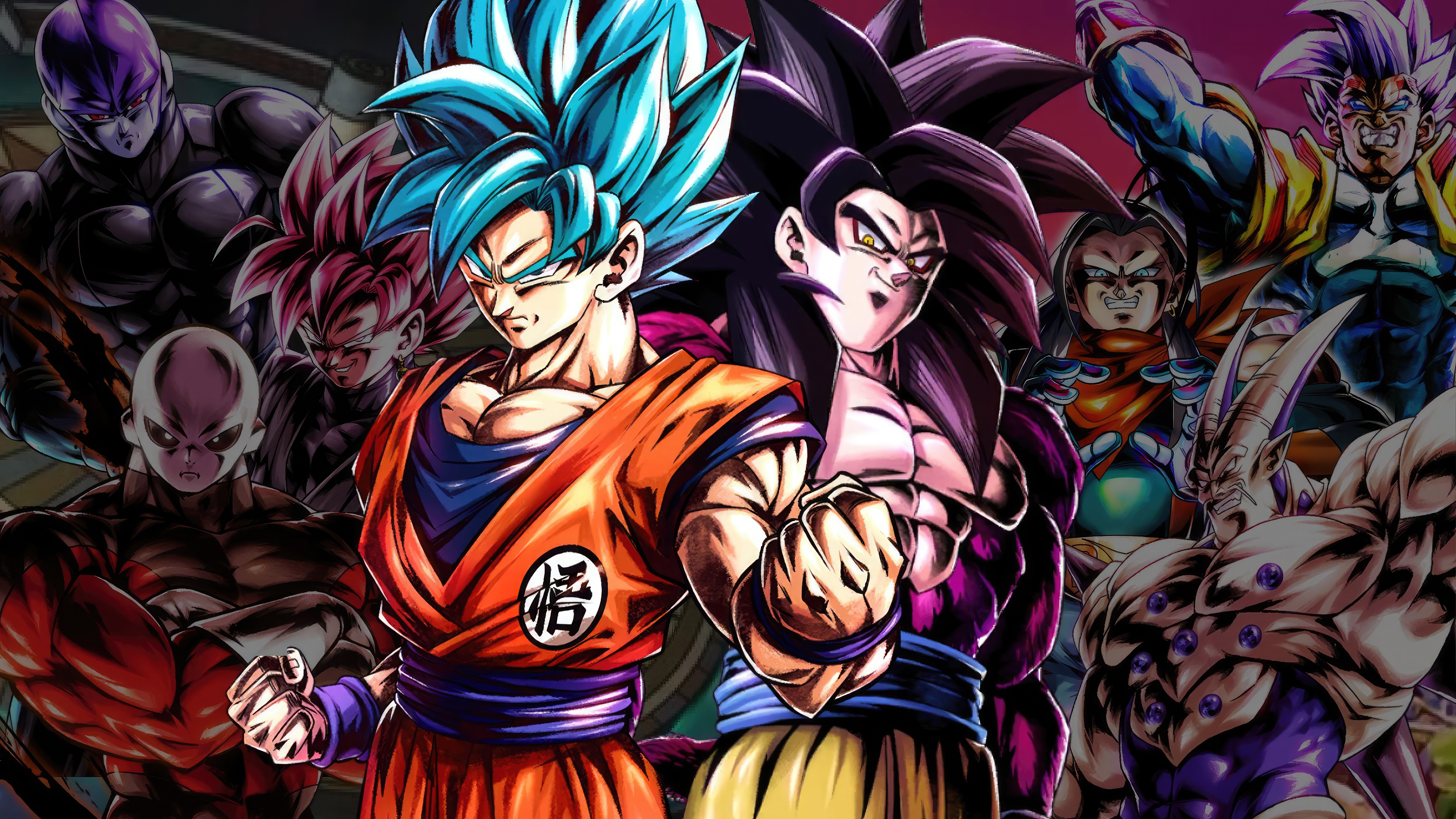 Goku and other Dragon Ball characters HD Wallpaper