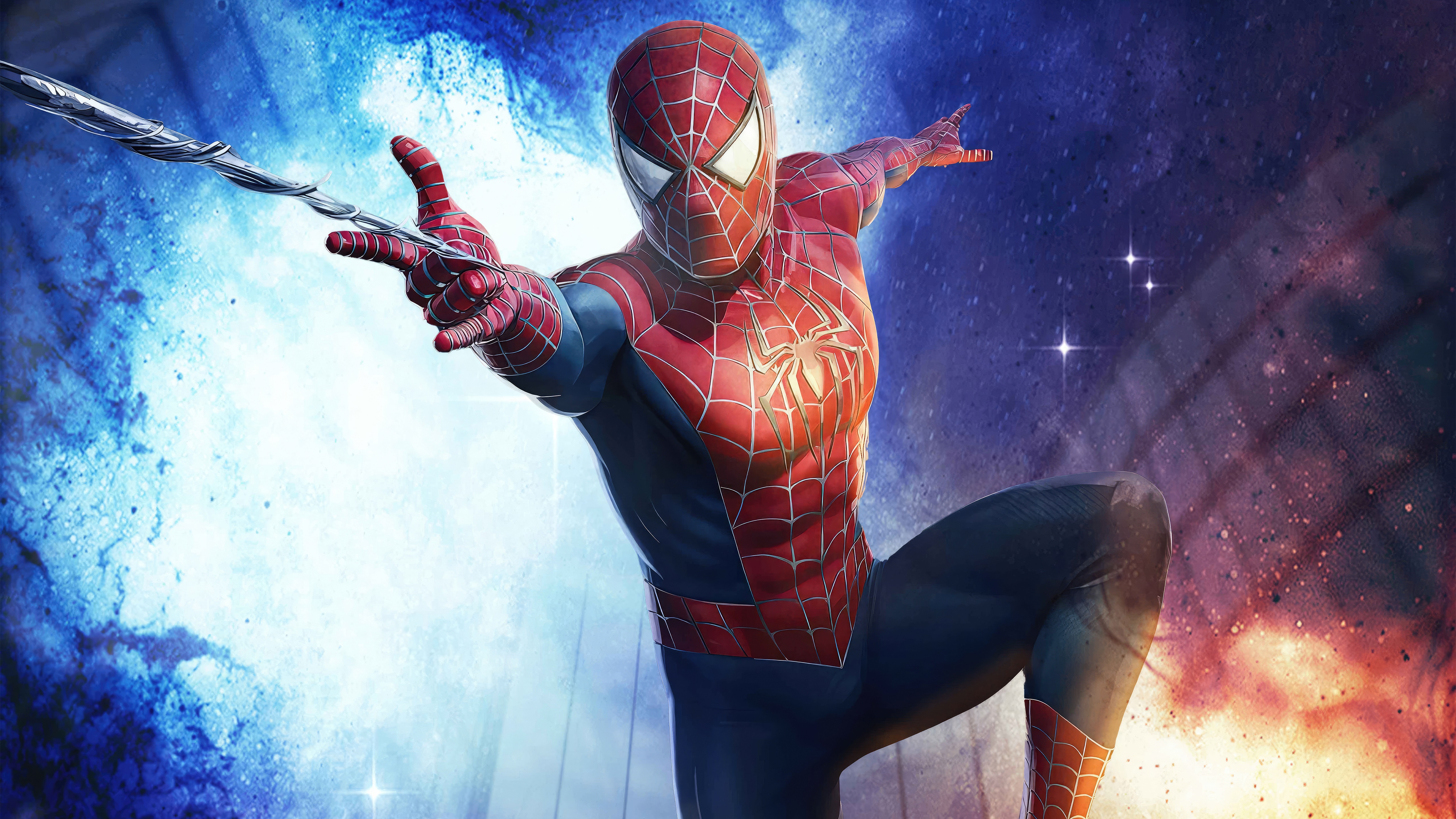 Spider-Man from Marvel artwork 4K HD Wallpaper