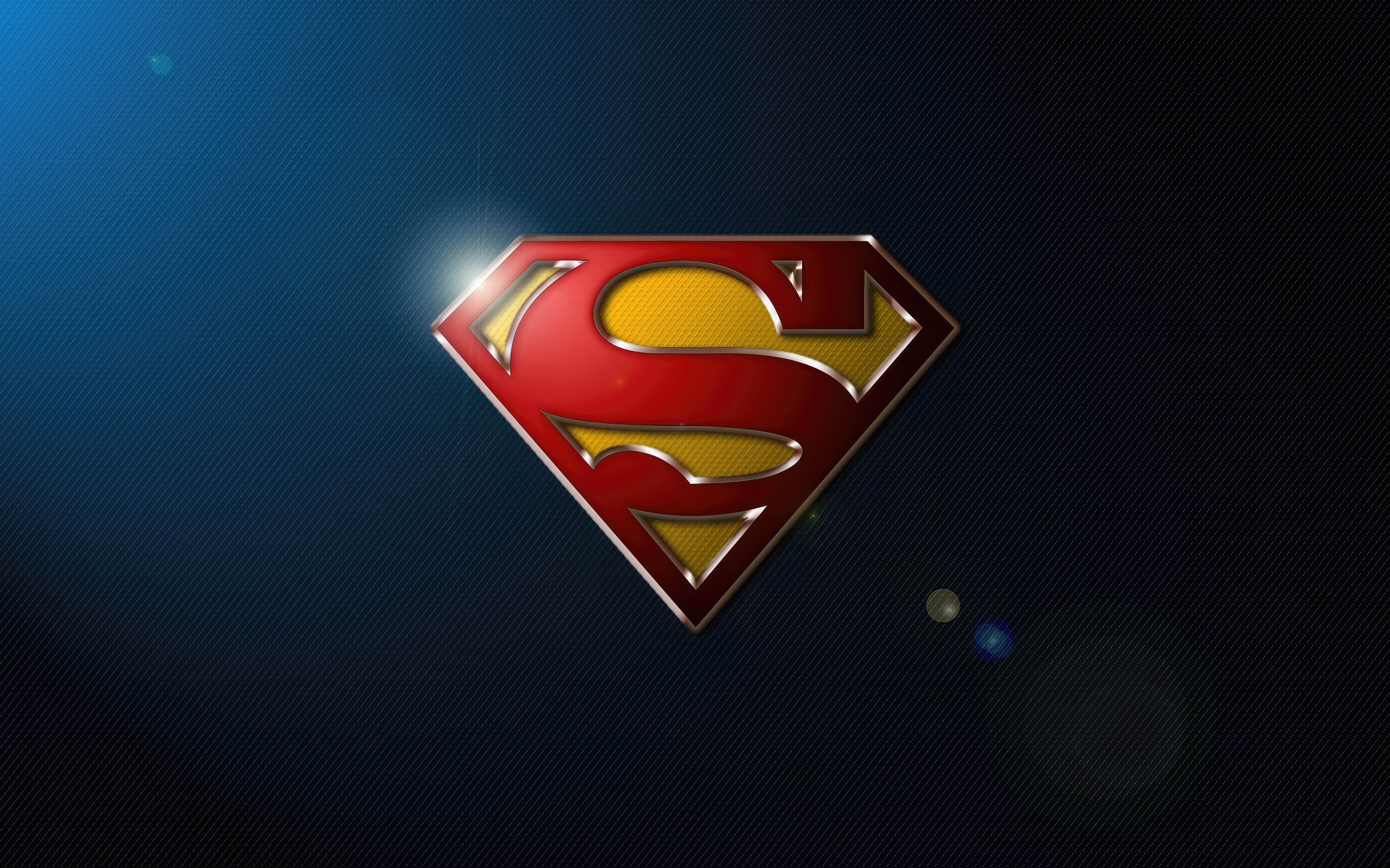 Superman Logo Artwork 4K HD Wallpaper