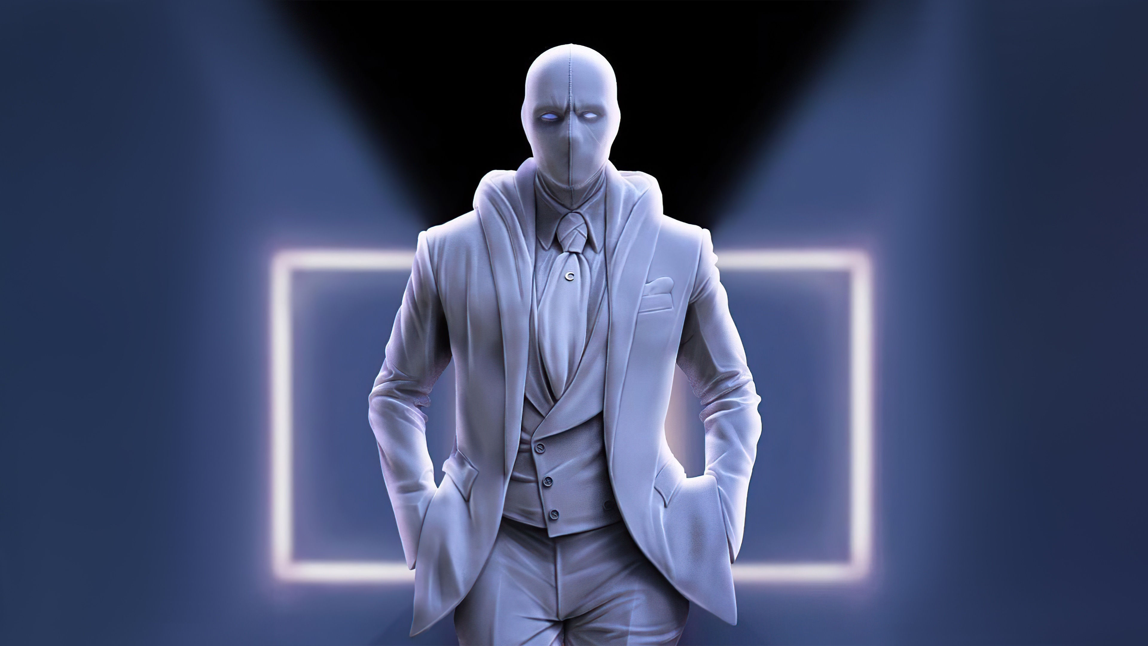 Moon Knight in a suit HD Wallpaper