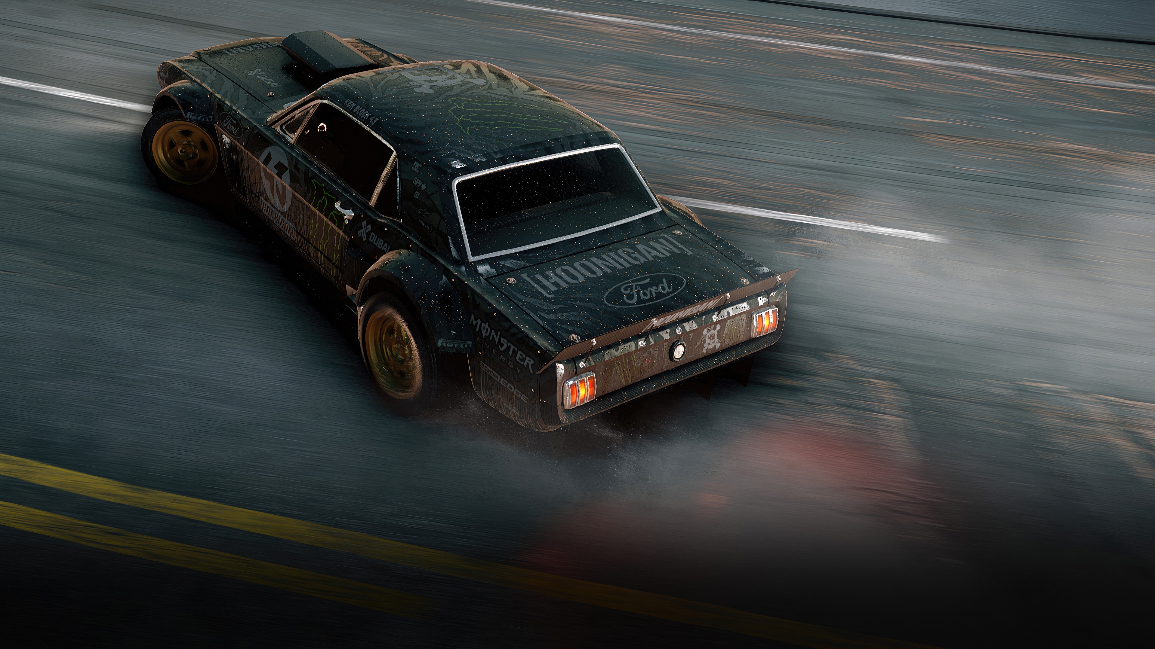 Ford Mustang Hoonigan from Need for Speed Unbound 4K HD Wallpaper