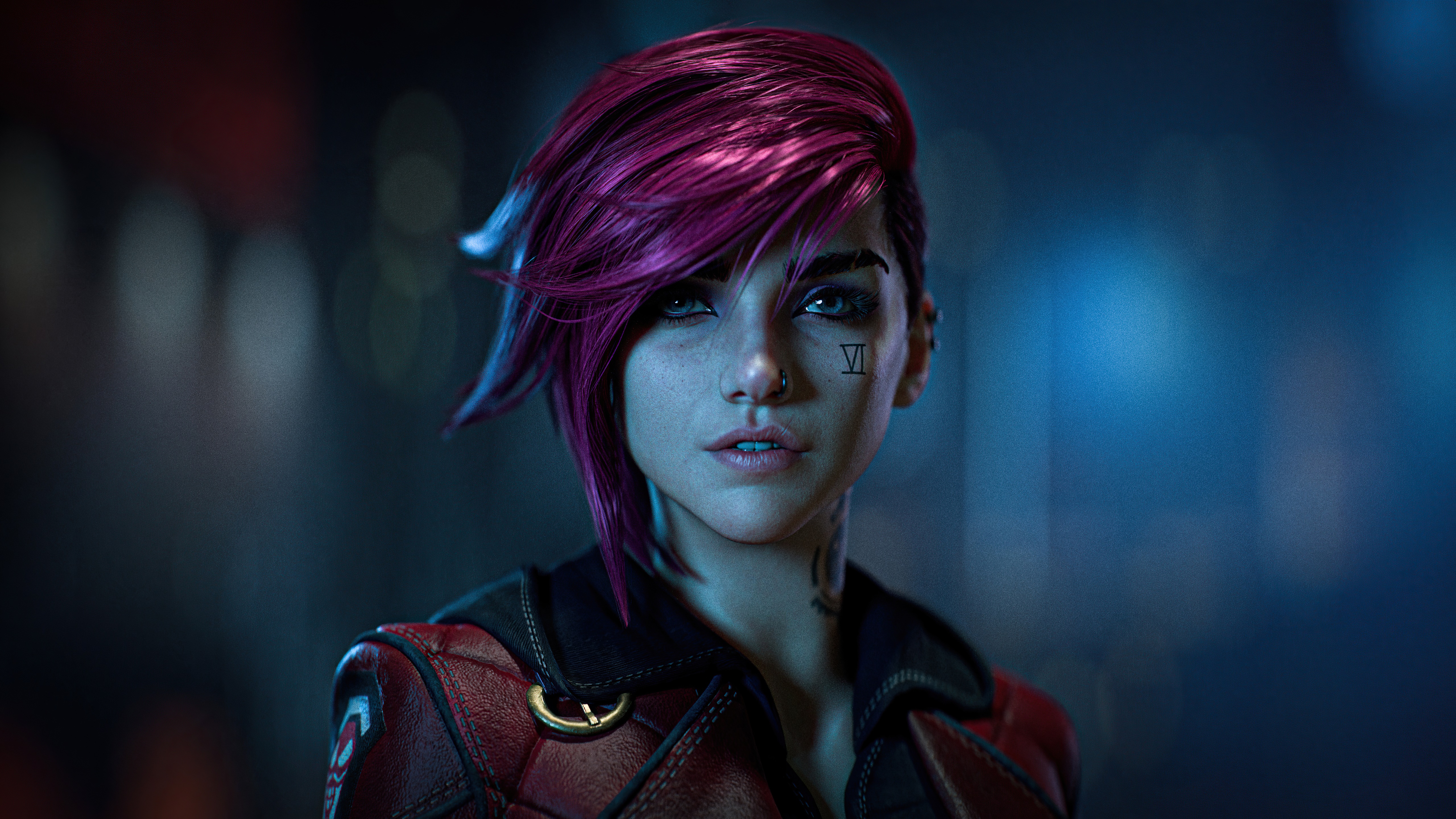 Vi from League of Legends 4K HD Wallpaper
