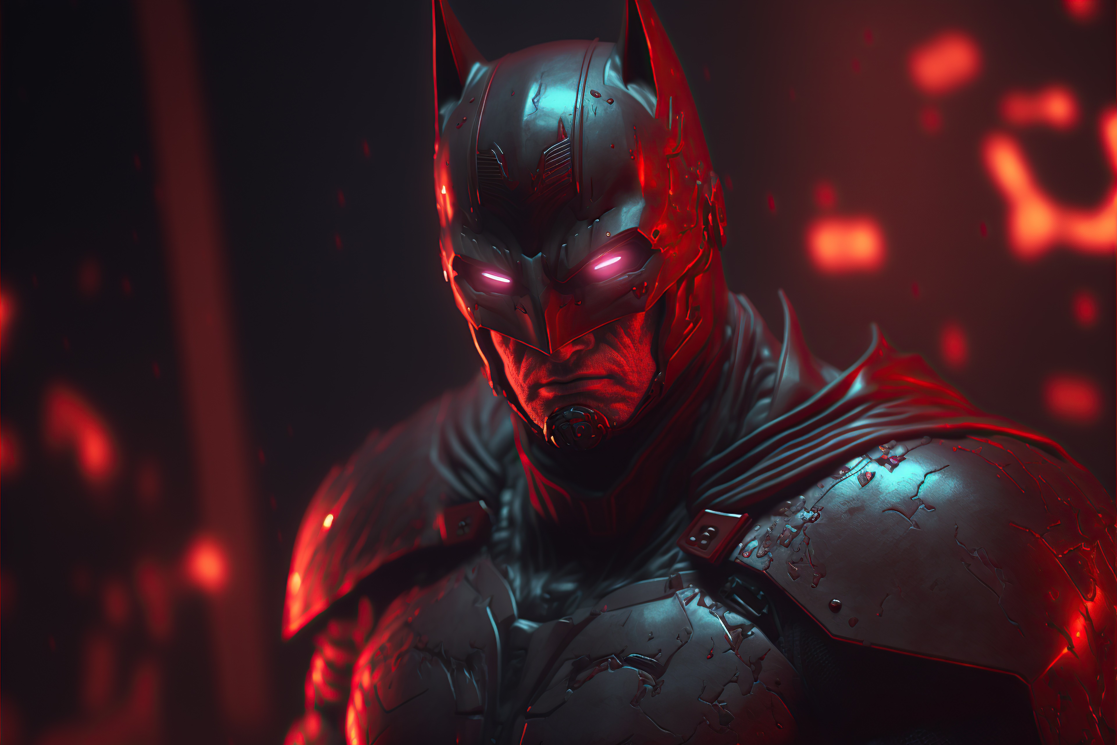Batman artwork, digital art, 4K HD Wallpaper