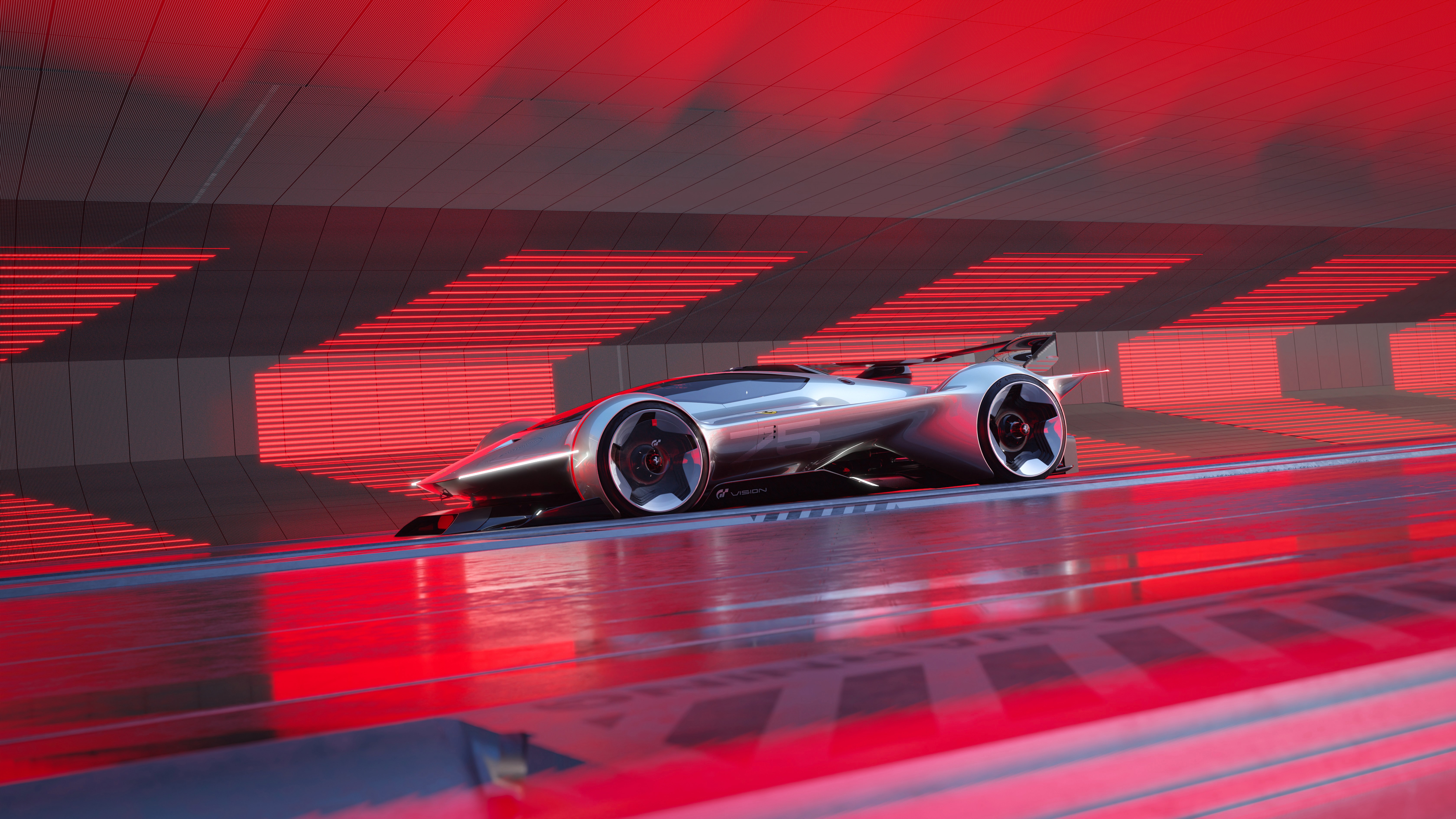 Ferrari Vision Gran Turismo concept car HD Wallpaper