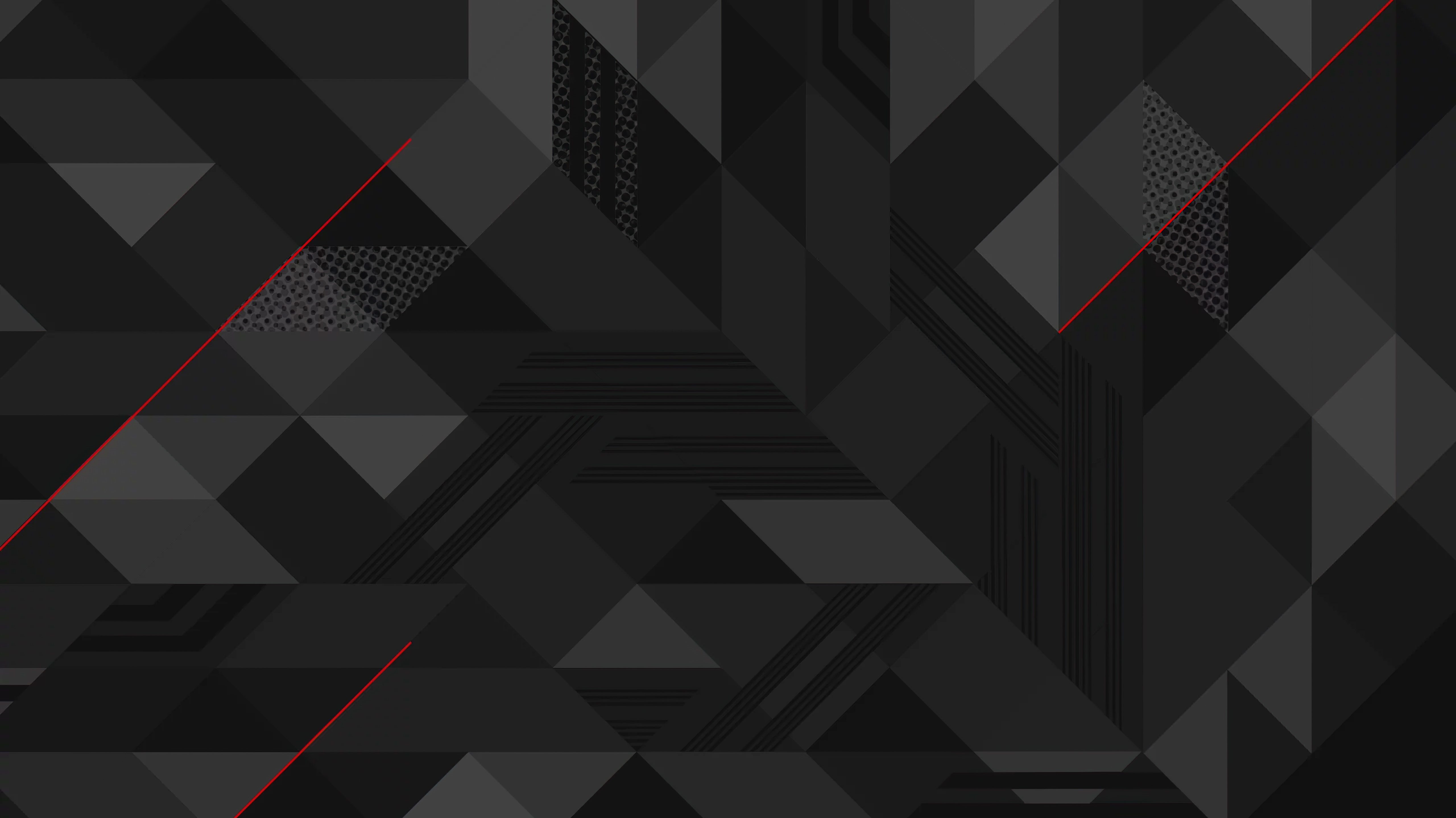 Abstract geometric dark digital art 4K HD Wallpaper