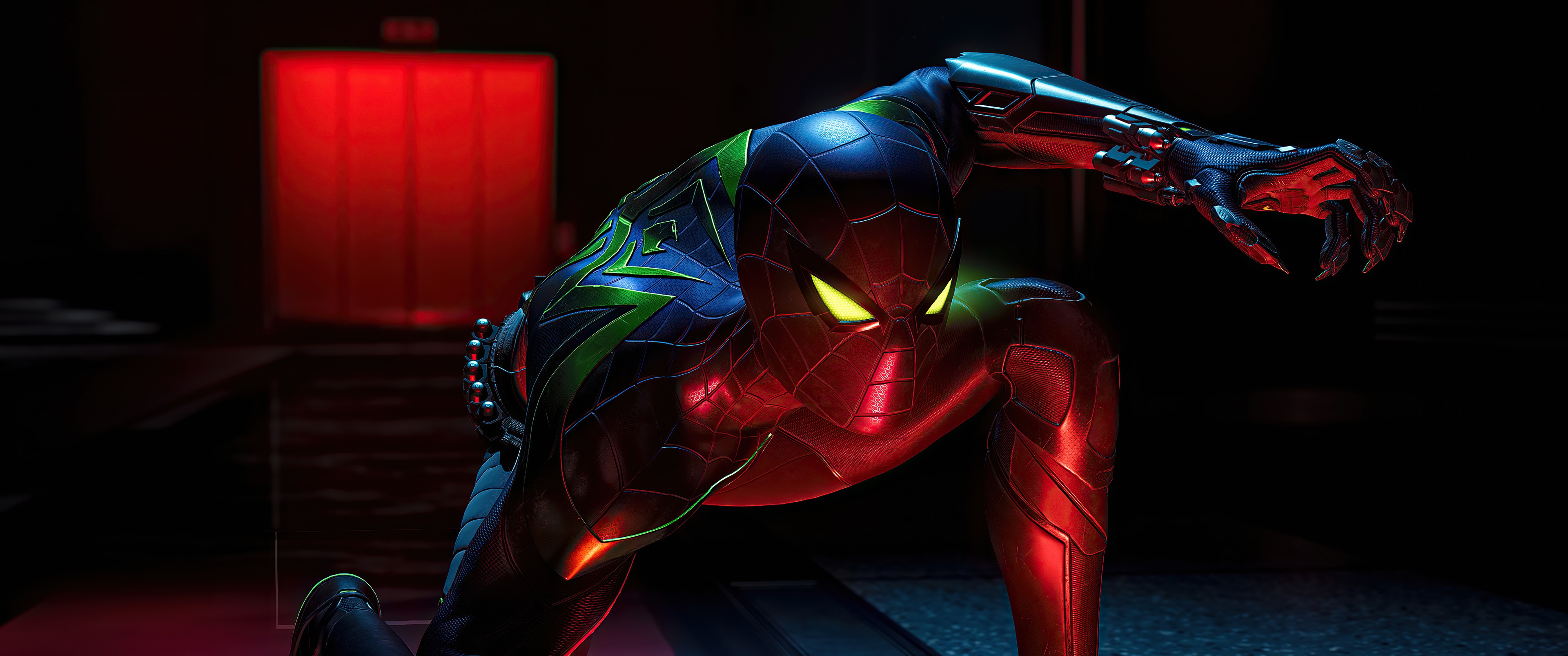 Spider-Man from Marvel's Spider-Man: Miles Morales HD Wallpaper
