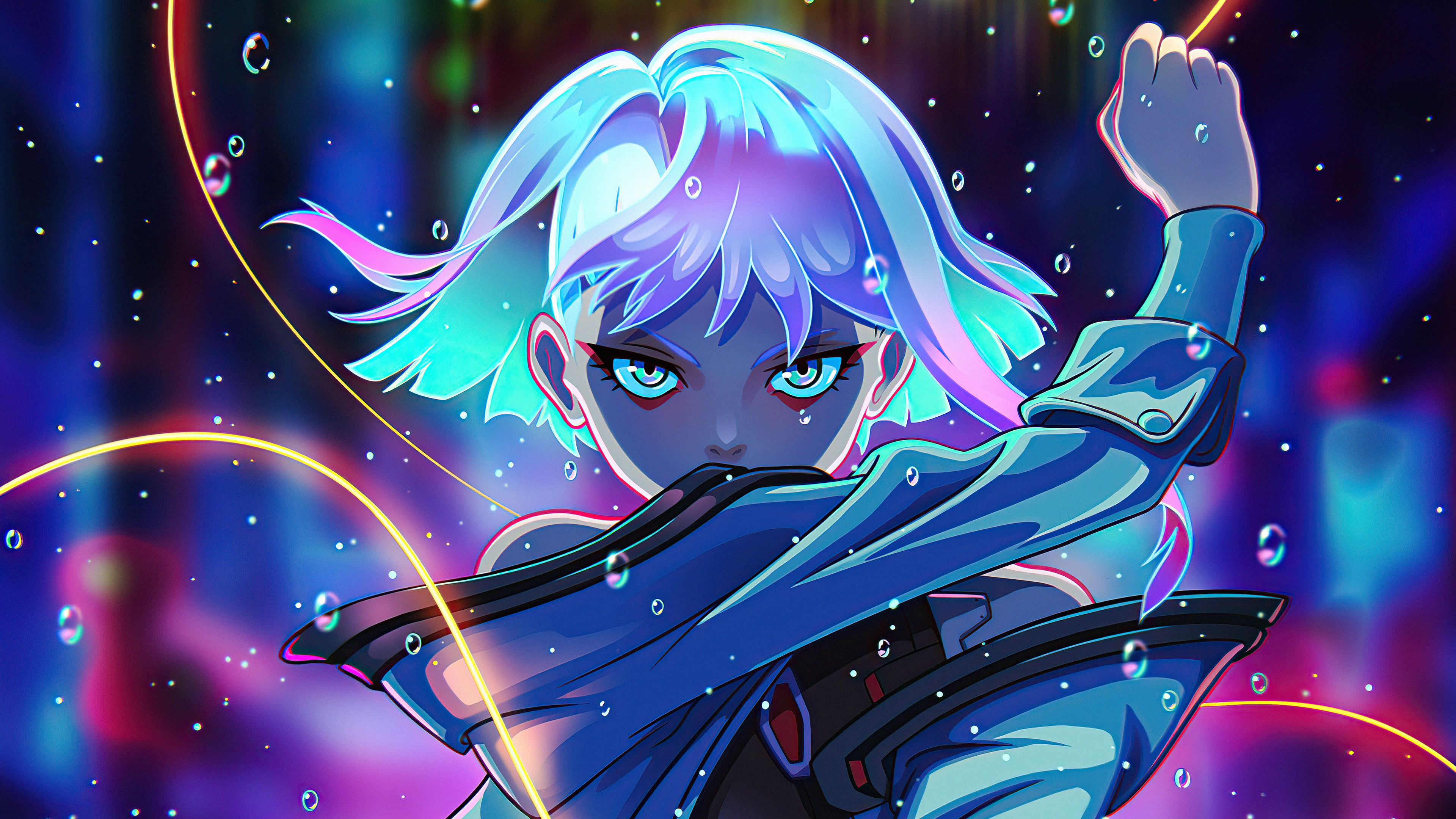 Lucy from Cyberpunk Edgerunners in 4K HD Wallpaper
