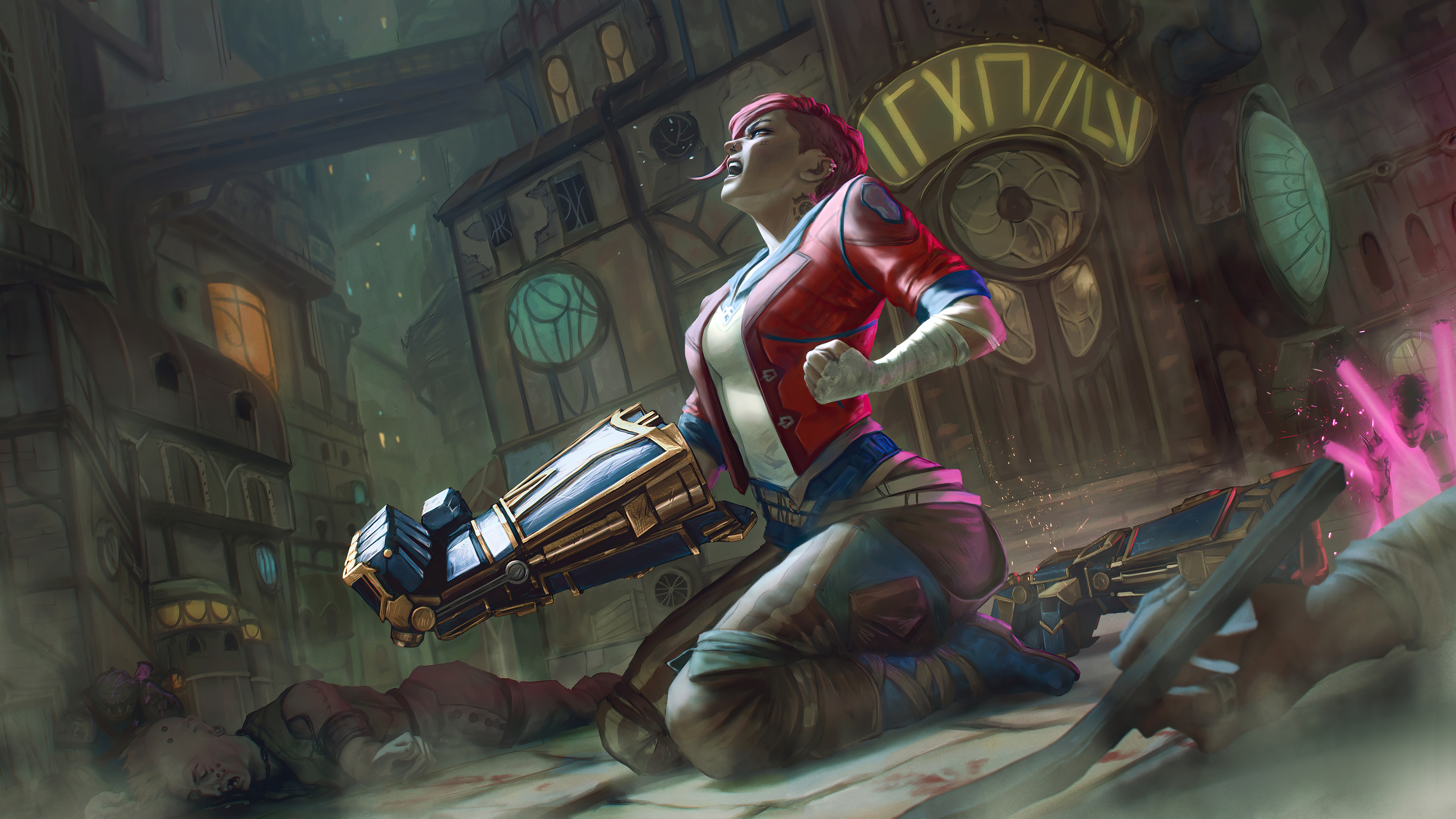 Vi from League of Legends 4K HD Wallpaper