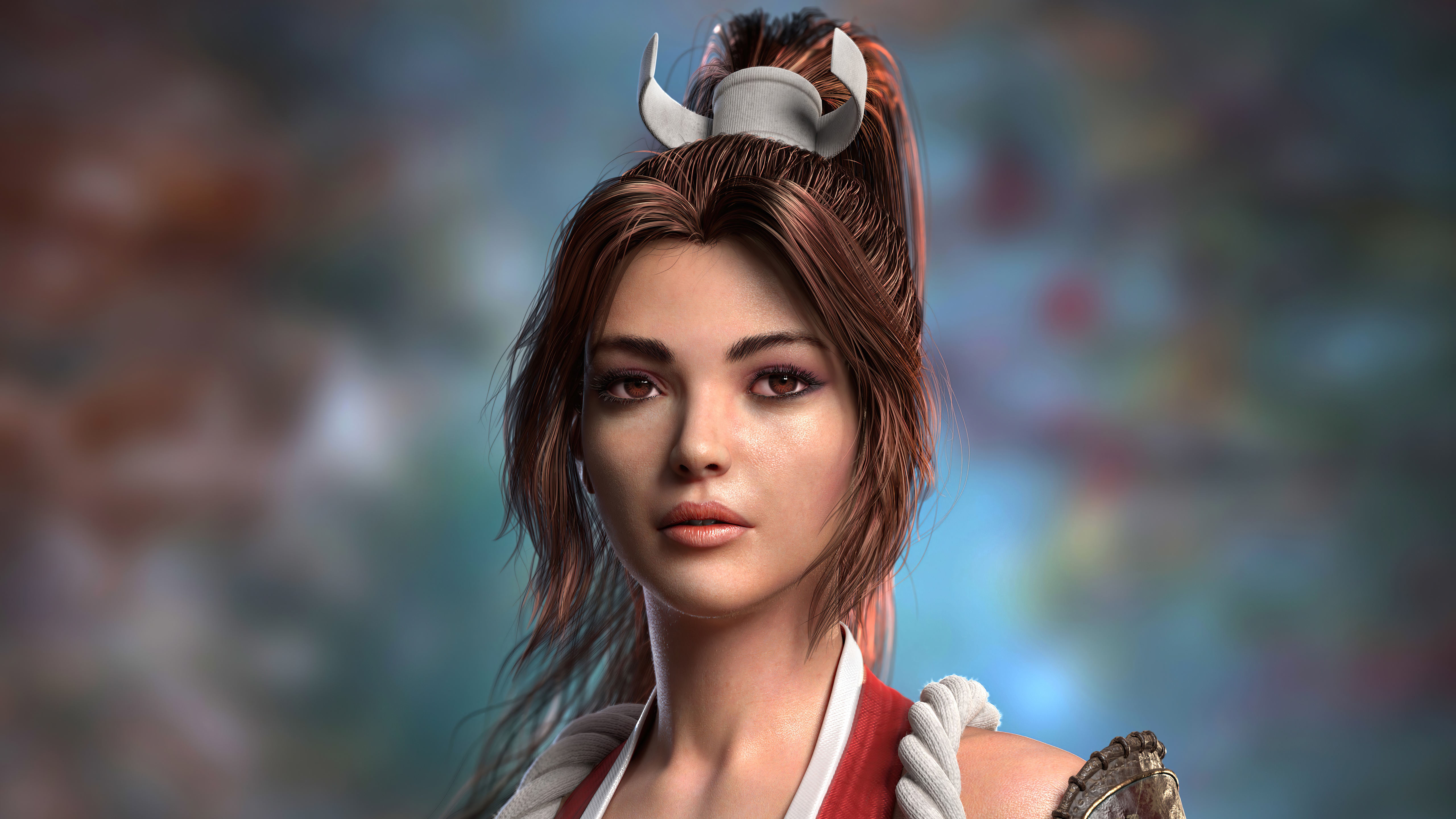 Mai Shiranui from The King of Fighters 4K HD Wallpaper