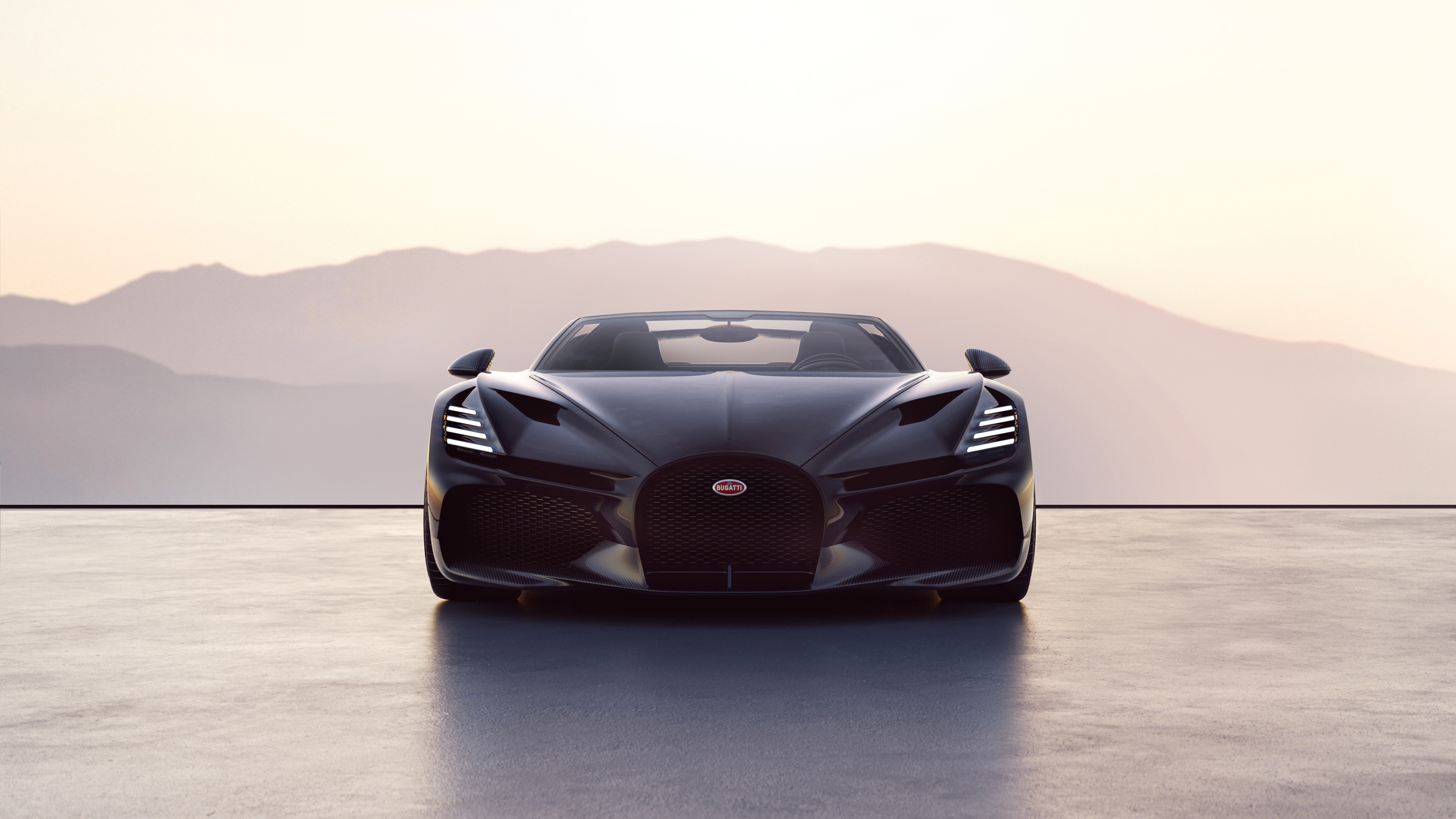 Bugatti W16 Mistral 2024 car HD Wallpaper