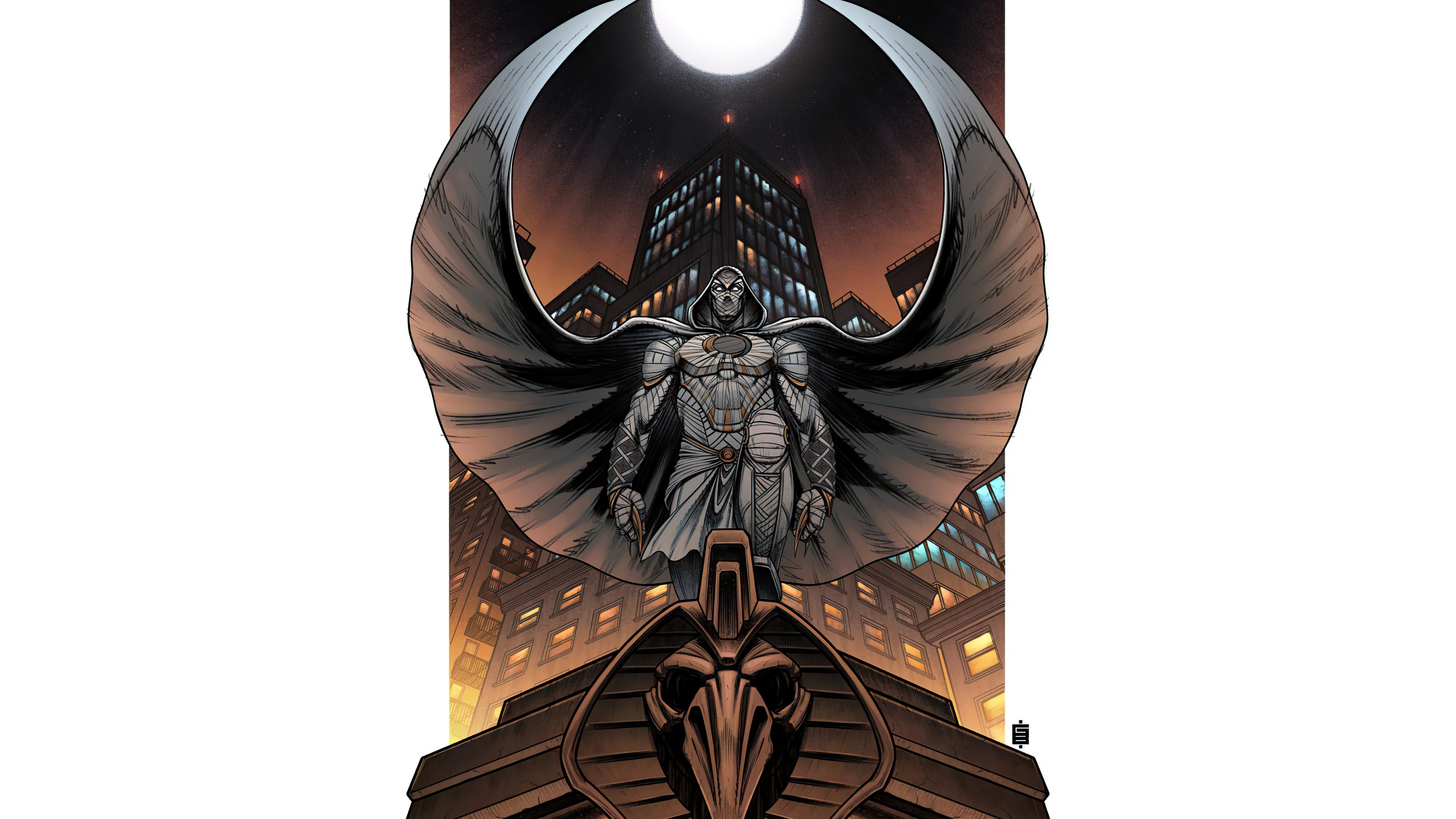 Moon Knight from Marvel Comics HD Wallpaper