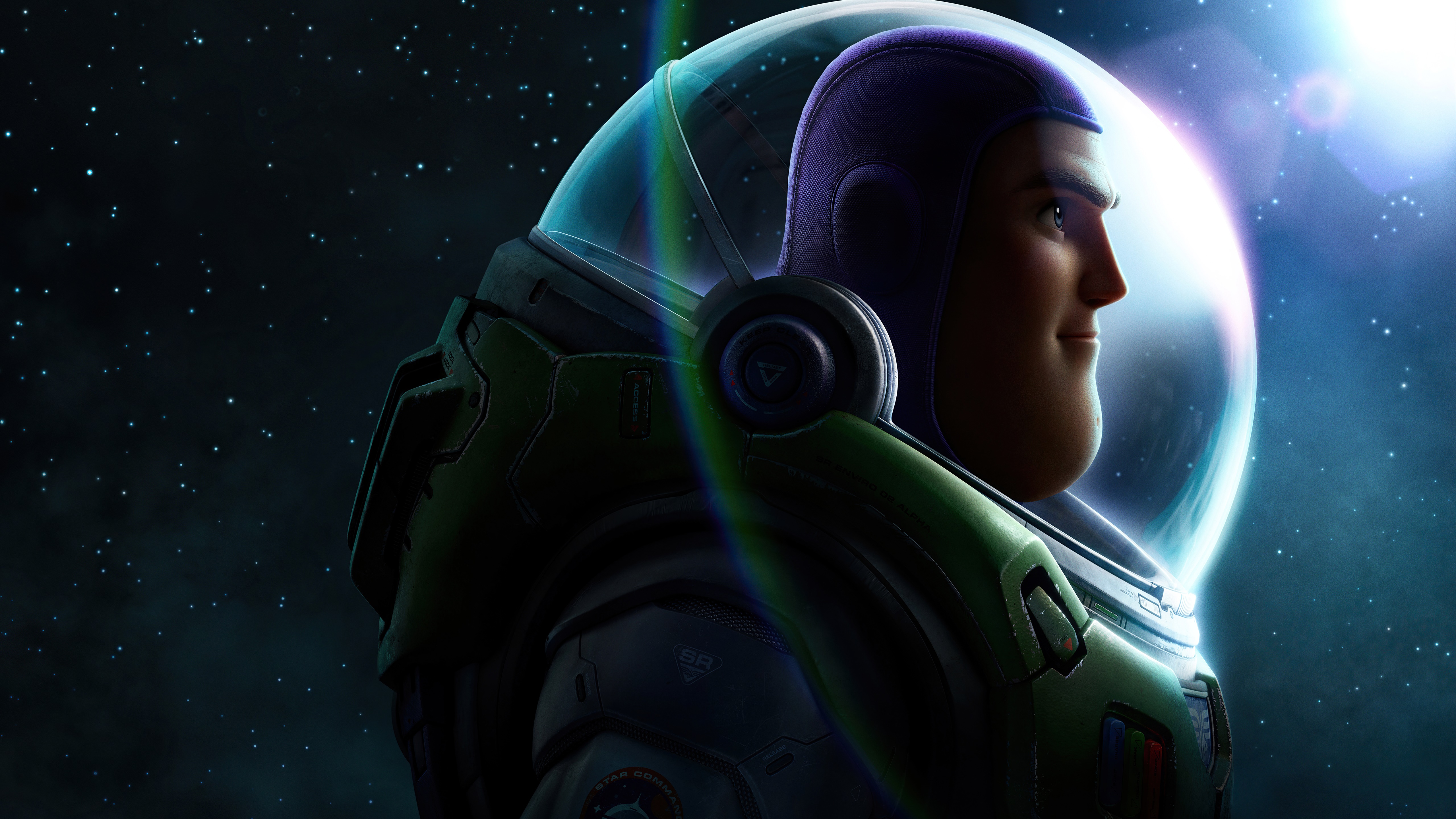 Buzz Lightyear from Lightyear in space HD Wallpaper