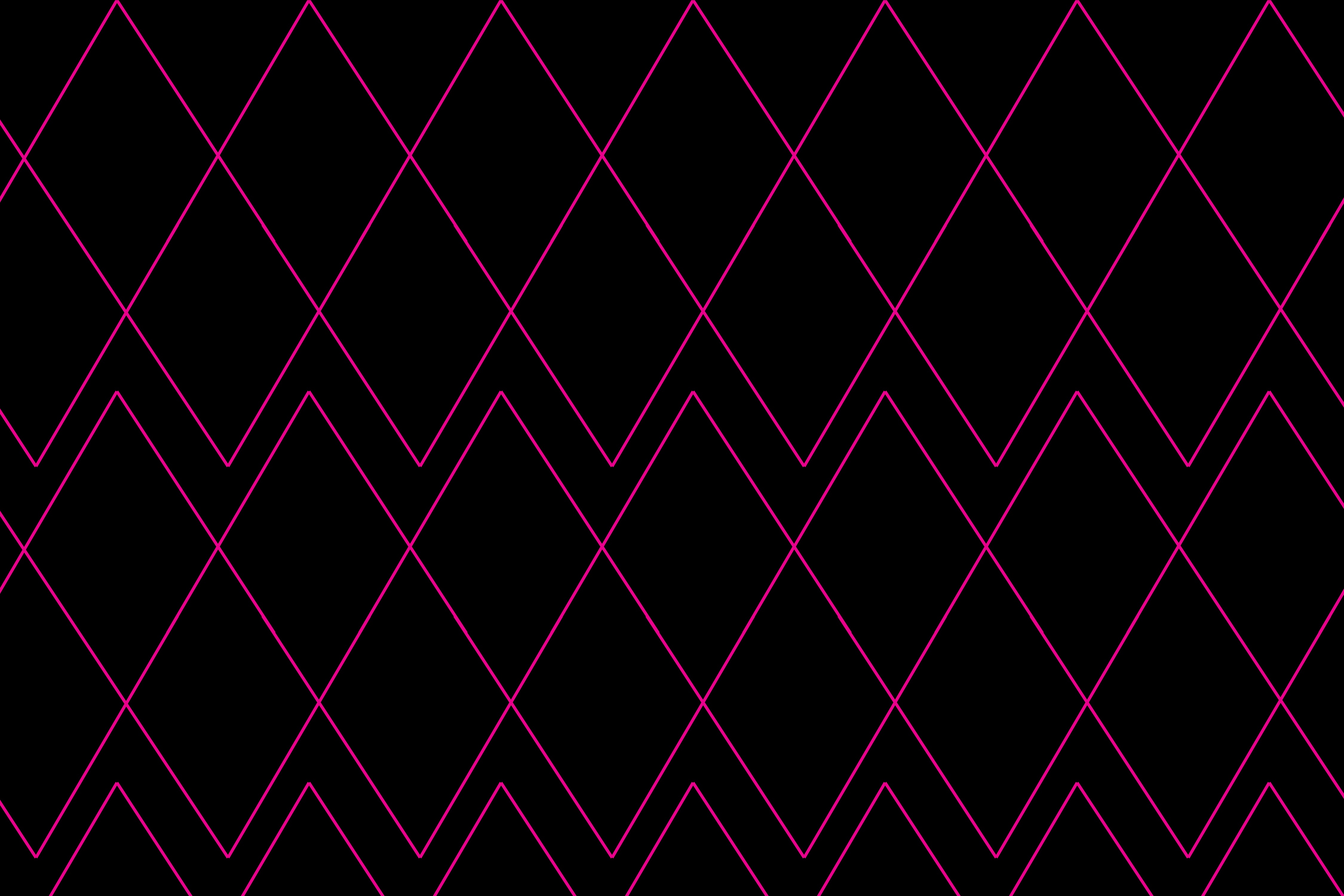 Minimalist geometric pattern with pink lines on black HD Wallpaper