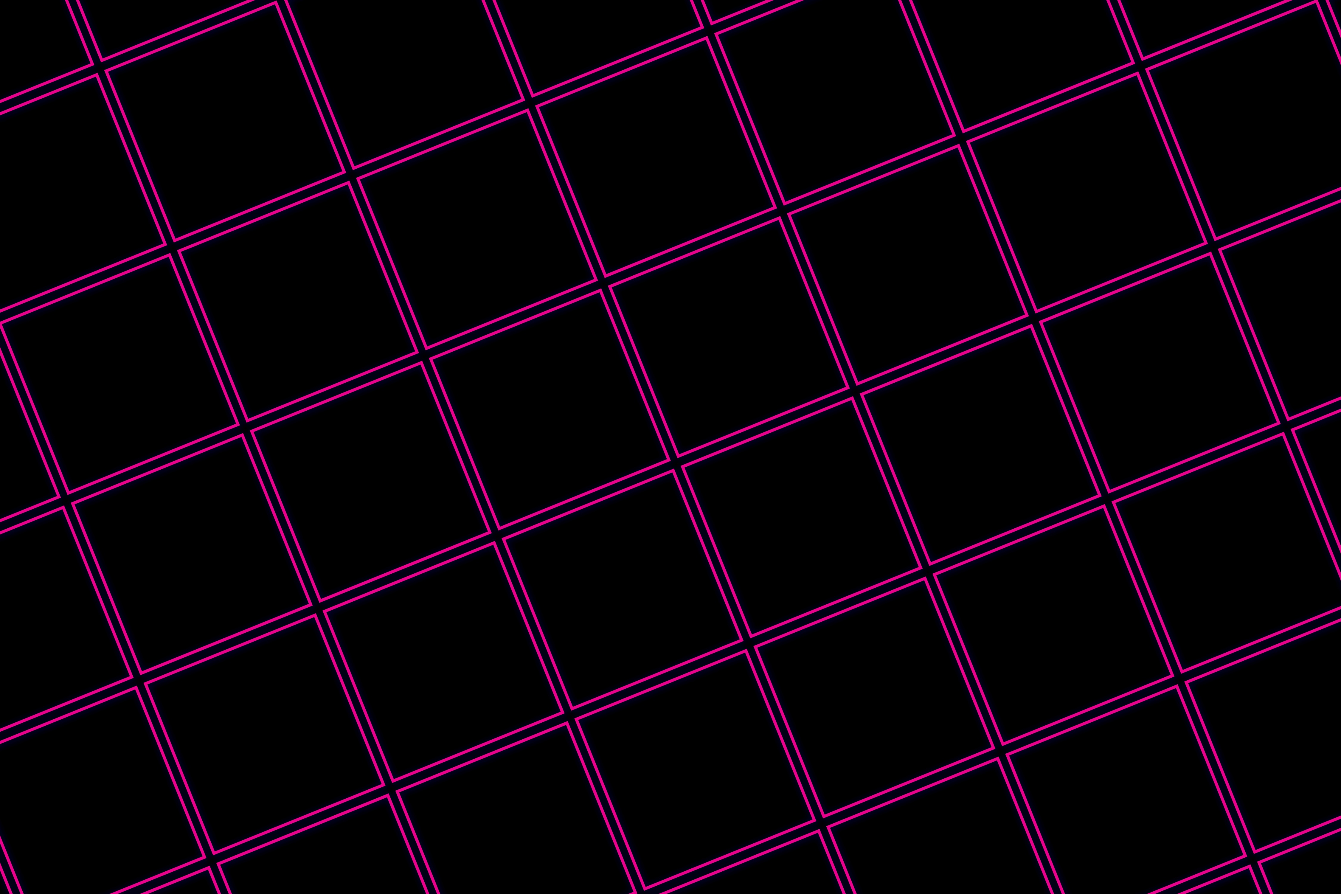 Minimalist Pink Grid on Black Background 4K HD Wallpaper