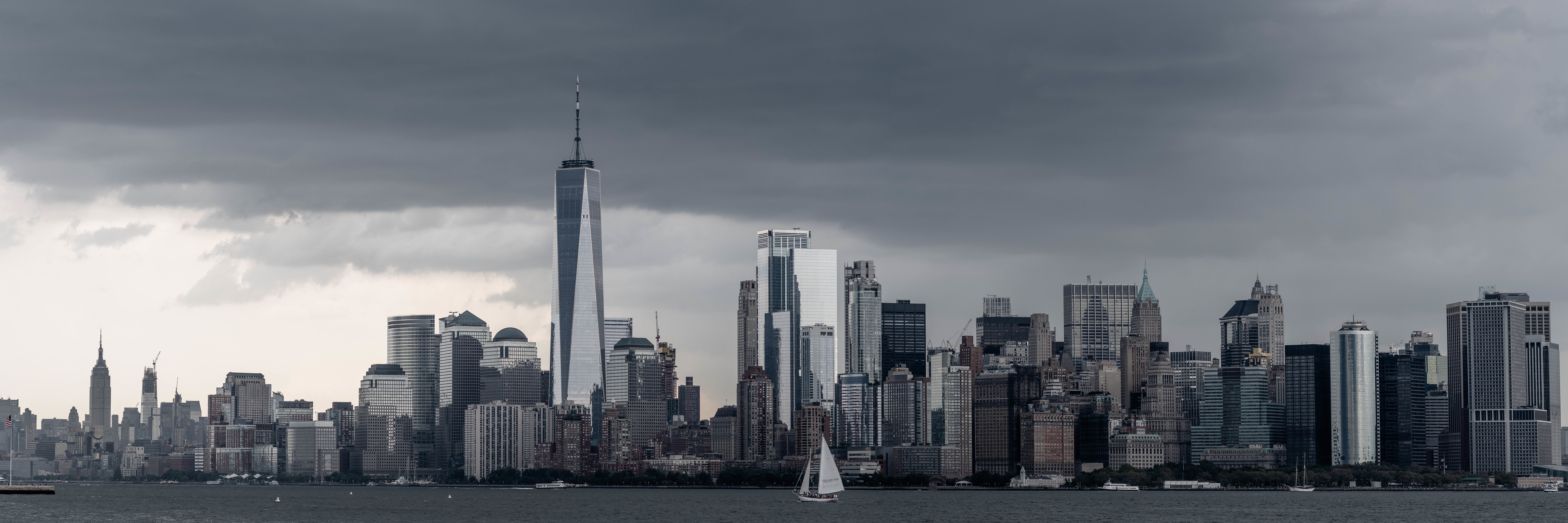 New York City Skyline Panorama HD Wallpaper
