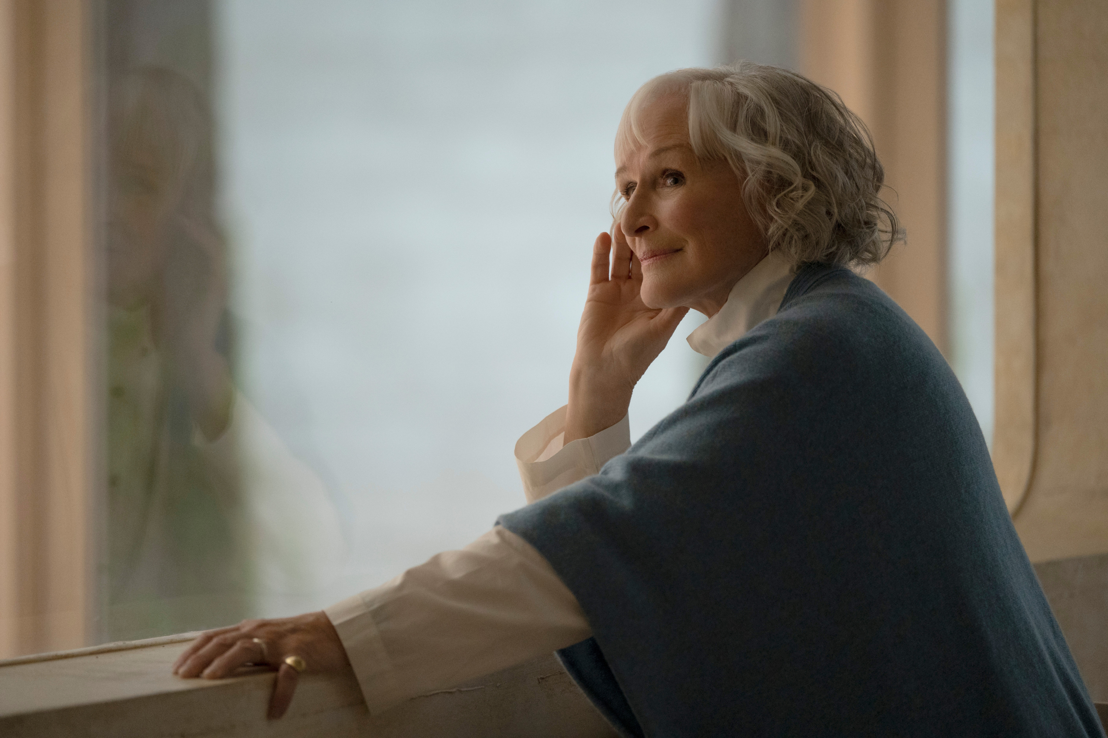 Glenn Close pensive by window in Swan Song HD Wallpaper