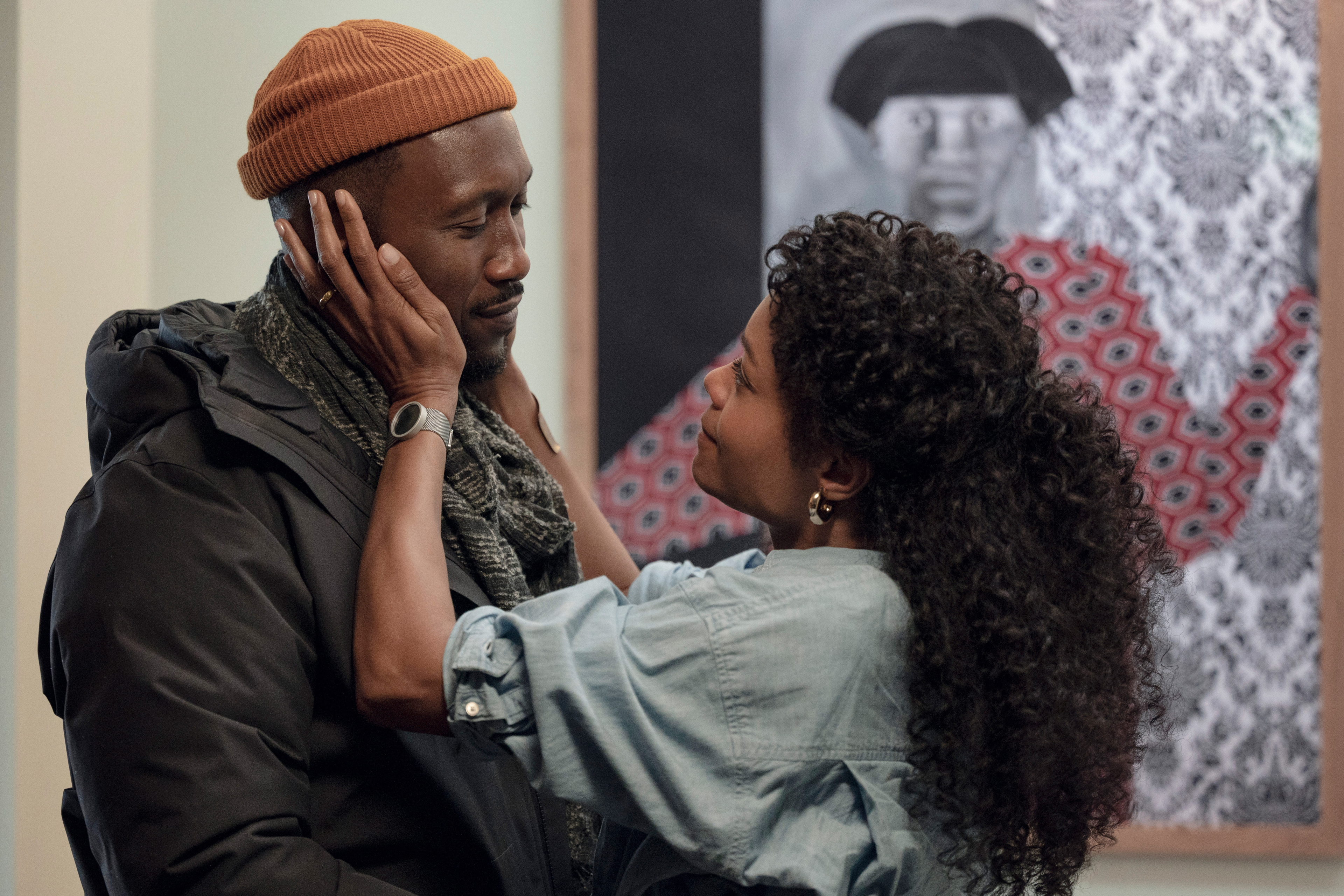 Mahershala Ali and Naomie Harris in Swan Song 4K HD Wallpaper