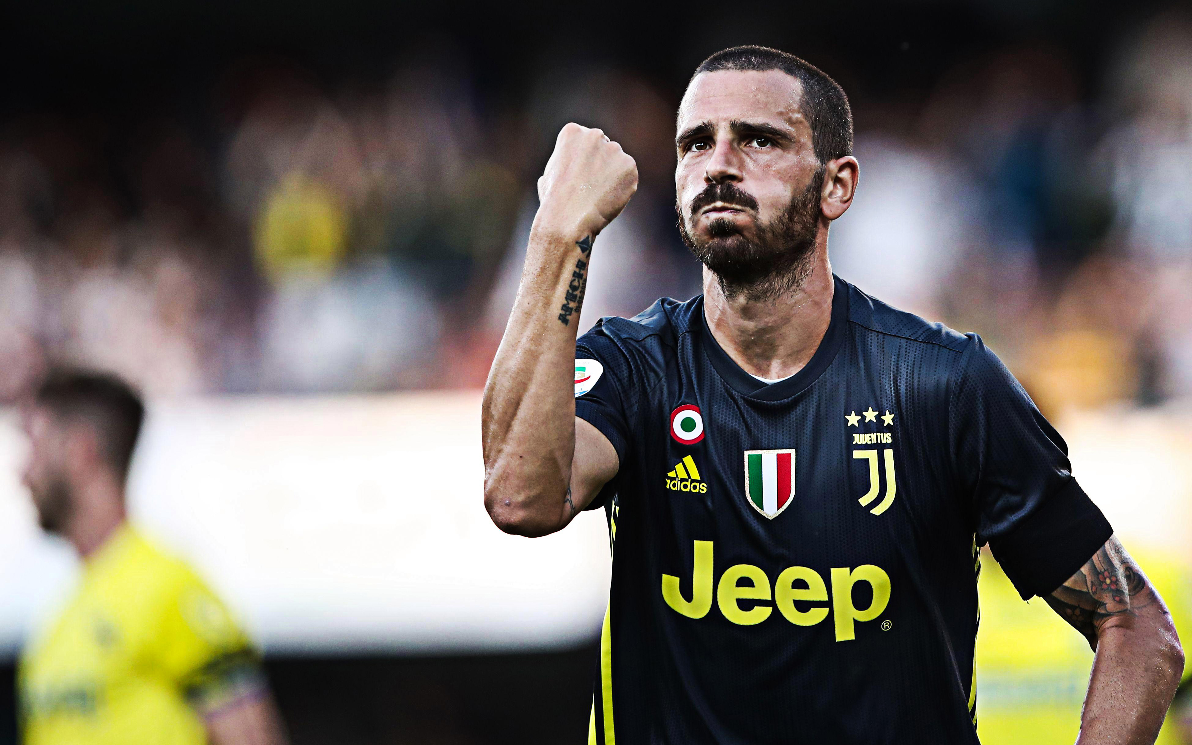 Leonardo Bonucci celebrating for Juventus F.C. HD Wallpaper