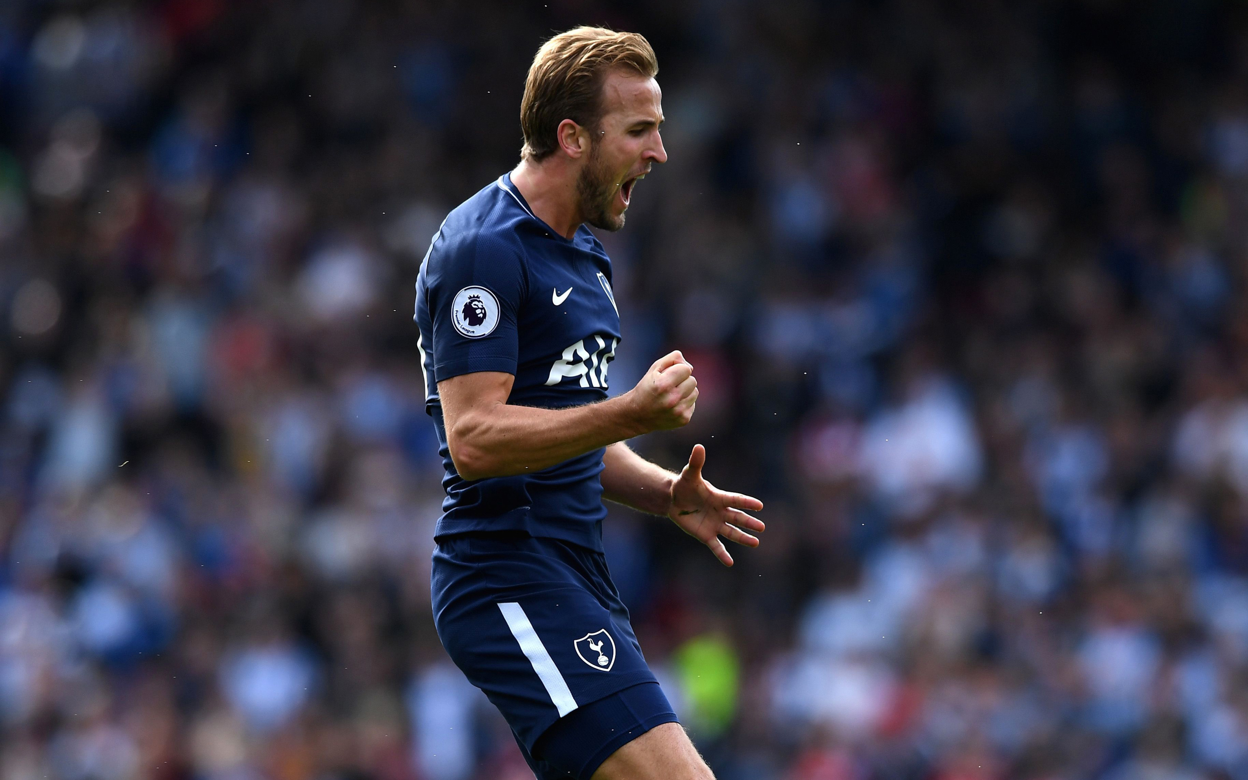 Harry Kane celebrates for Tottenham Hotspur HD Wallpaper