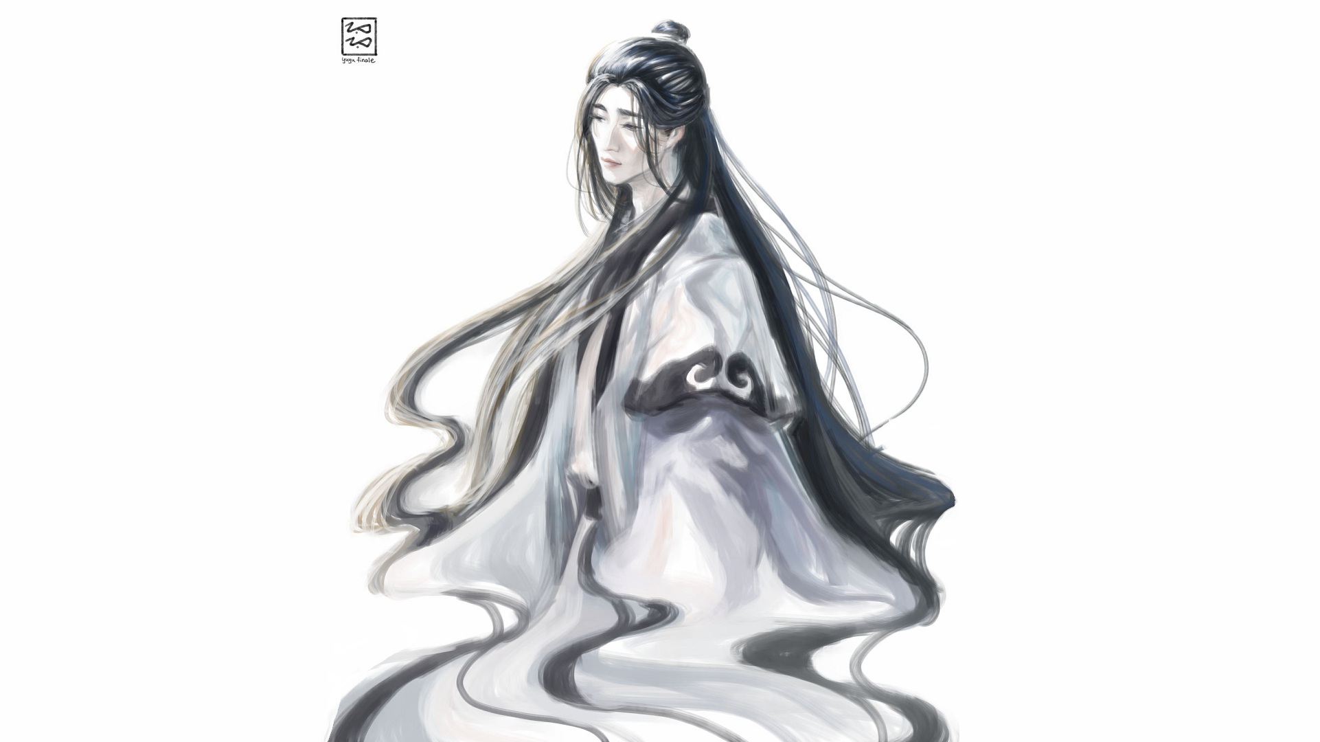 Mo Dao Zu Shi Xiao Xingchen flowing hair HD Wallpaper