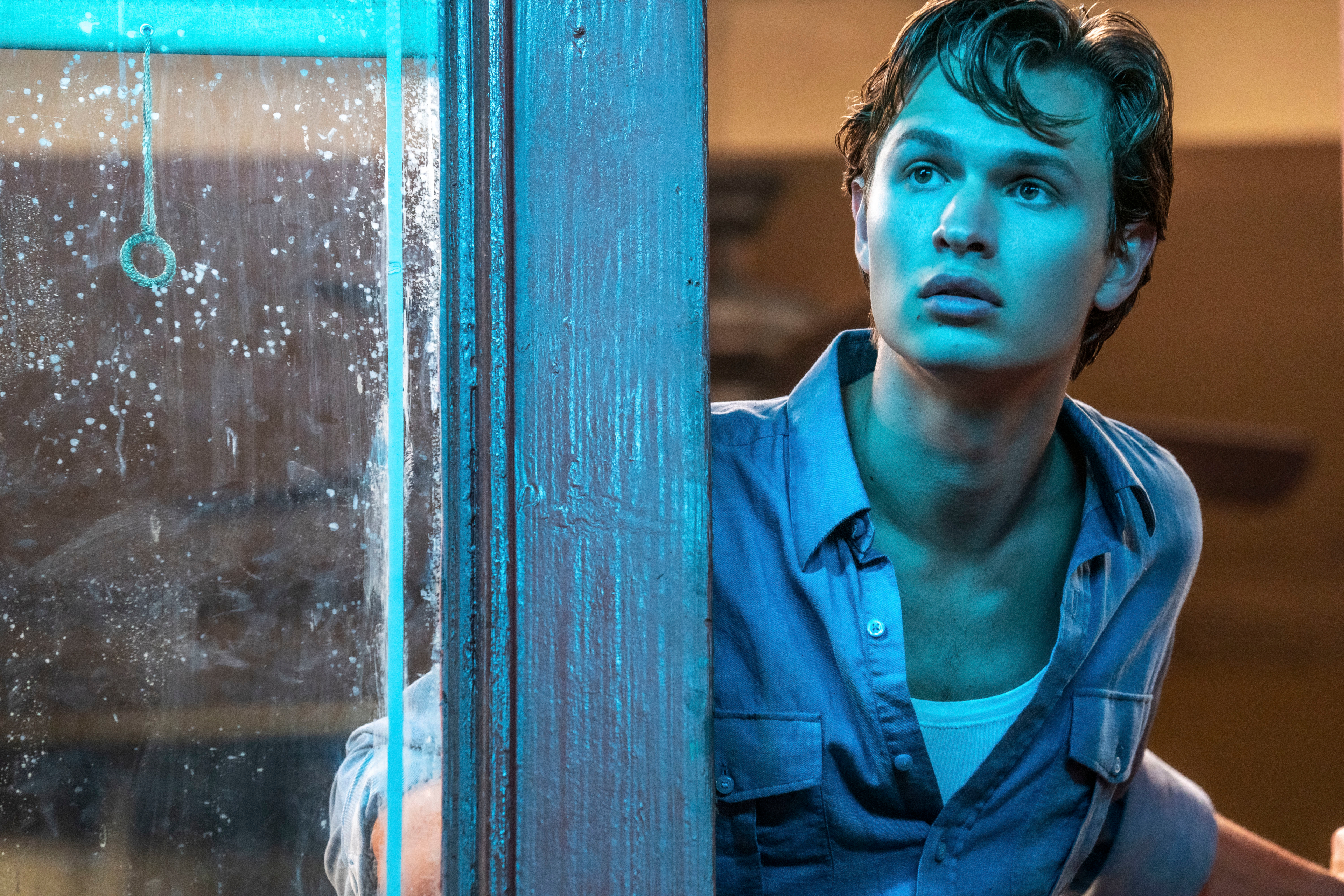 Ansel Elgort in West Side Story with blue light HD Wallpaper