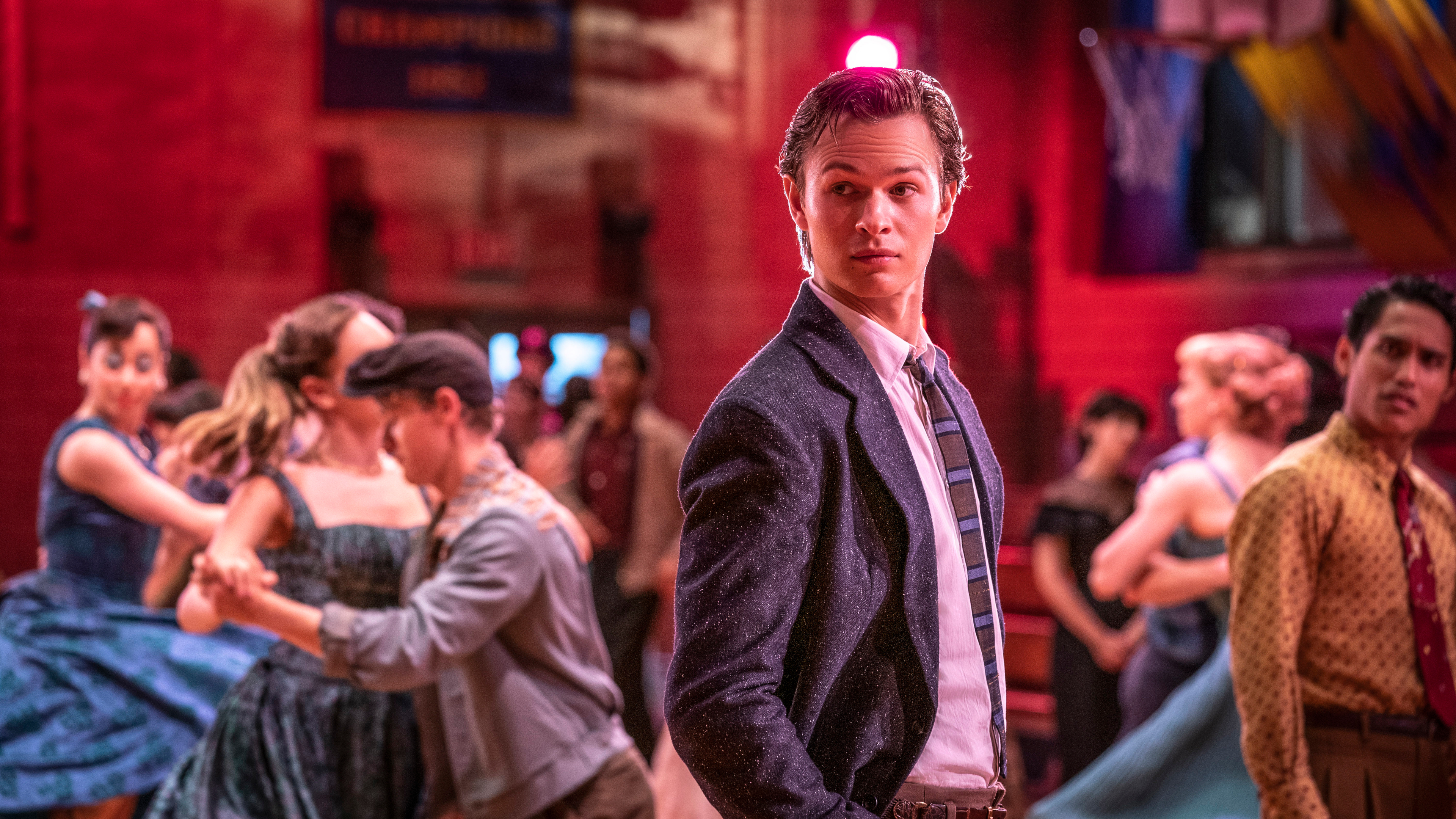 Ansel Elgort as Tony at the West Side Story dance HD Wallpaper