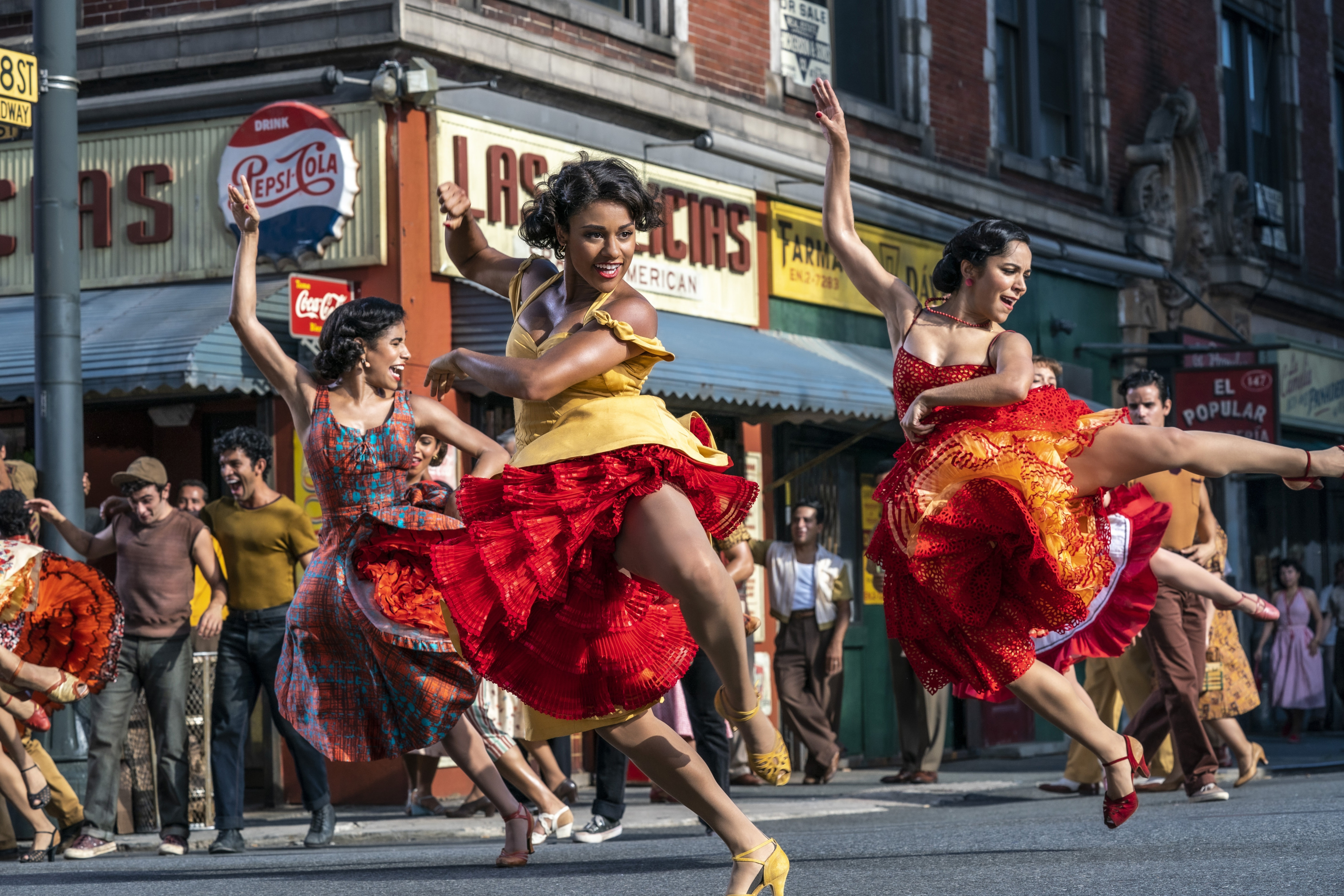 Ariana DeBose leads vibrant West Side Story street dance HD Wallpaper