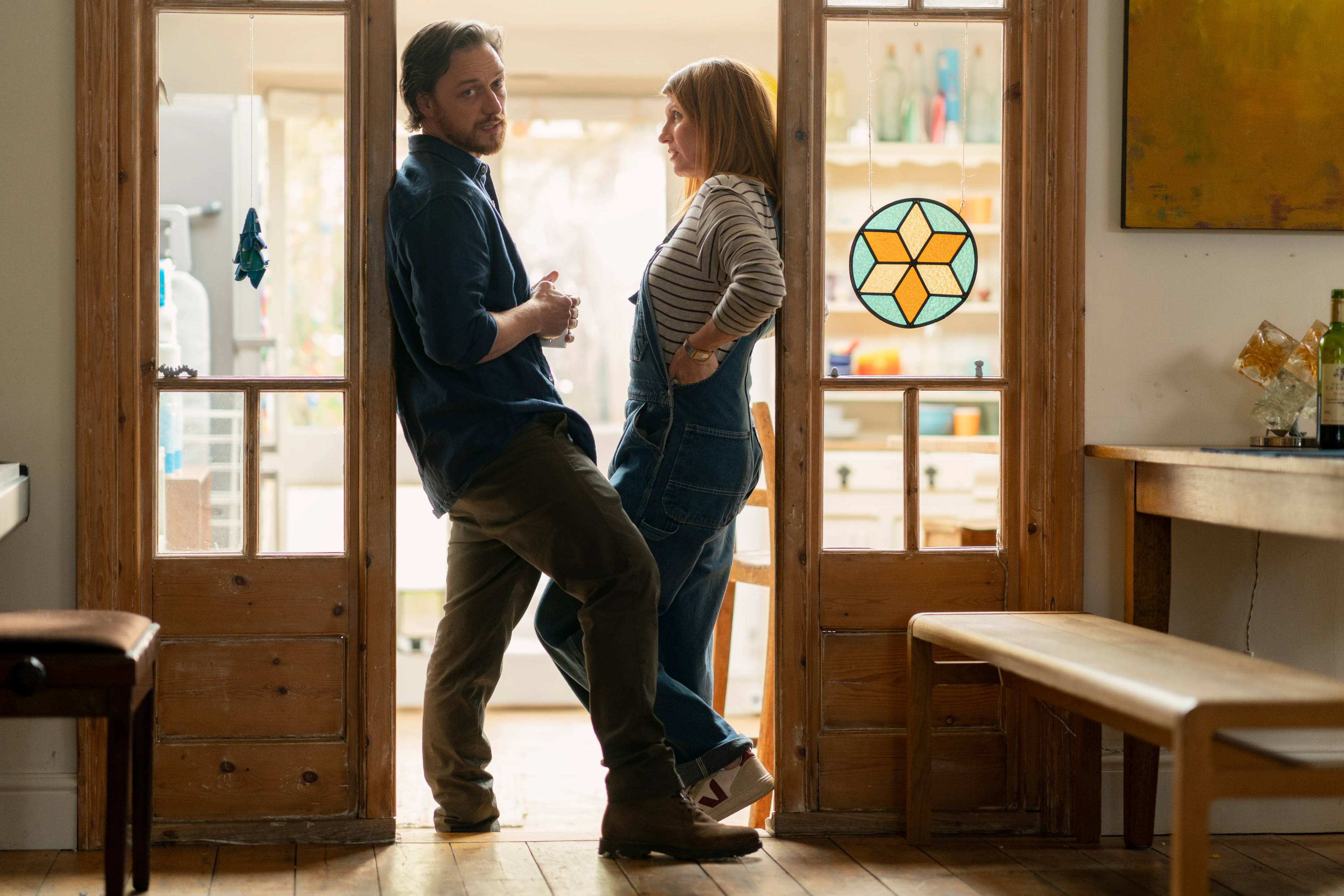 James McAvoy and Sharon Horgan in Together 4K HD Wallpaper