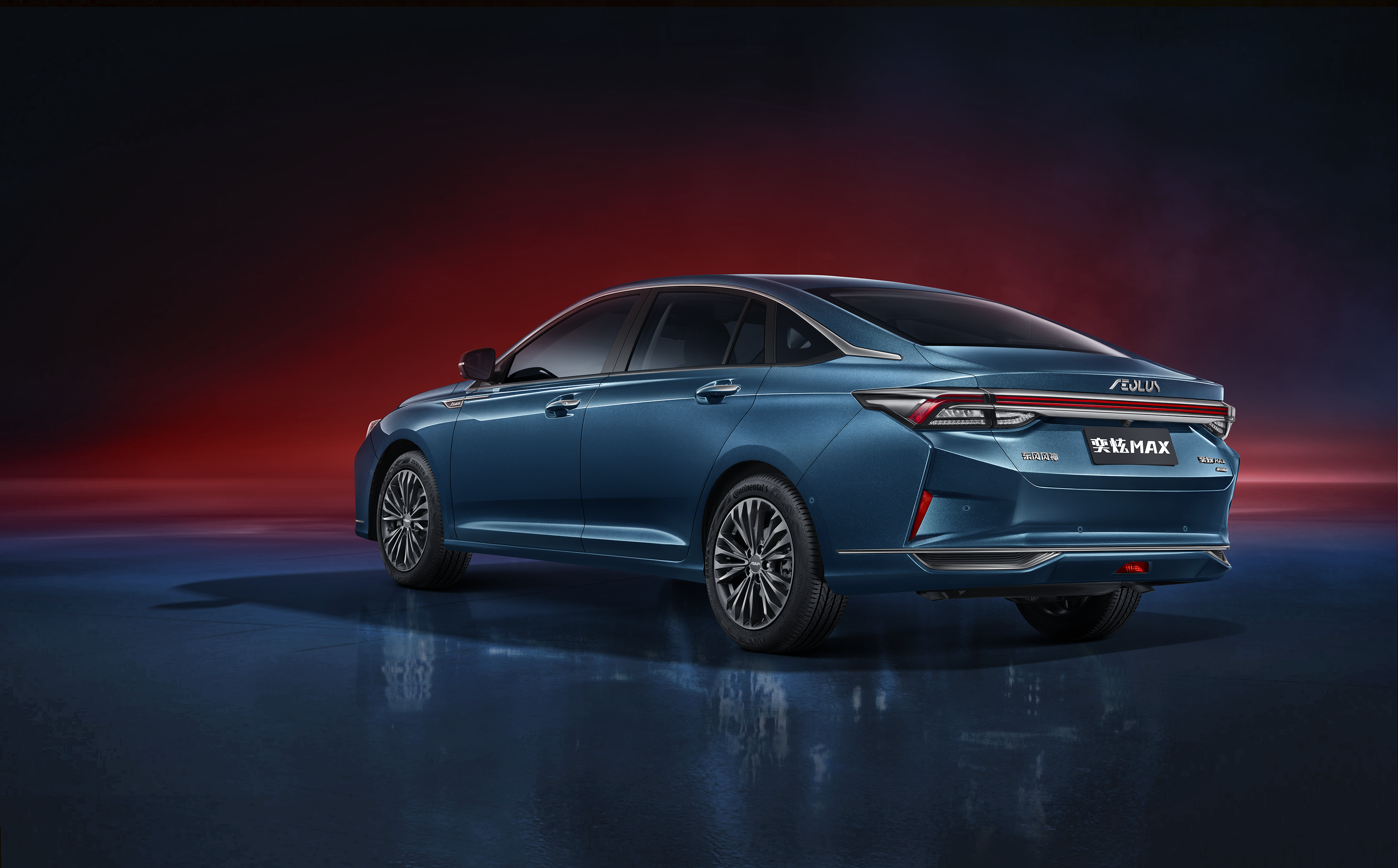 Blue Dongfeng Aeolus Yixuan MAX sedan HD Wallpaper