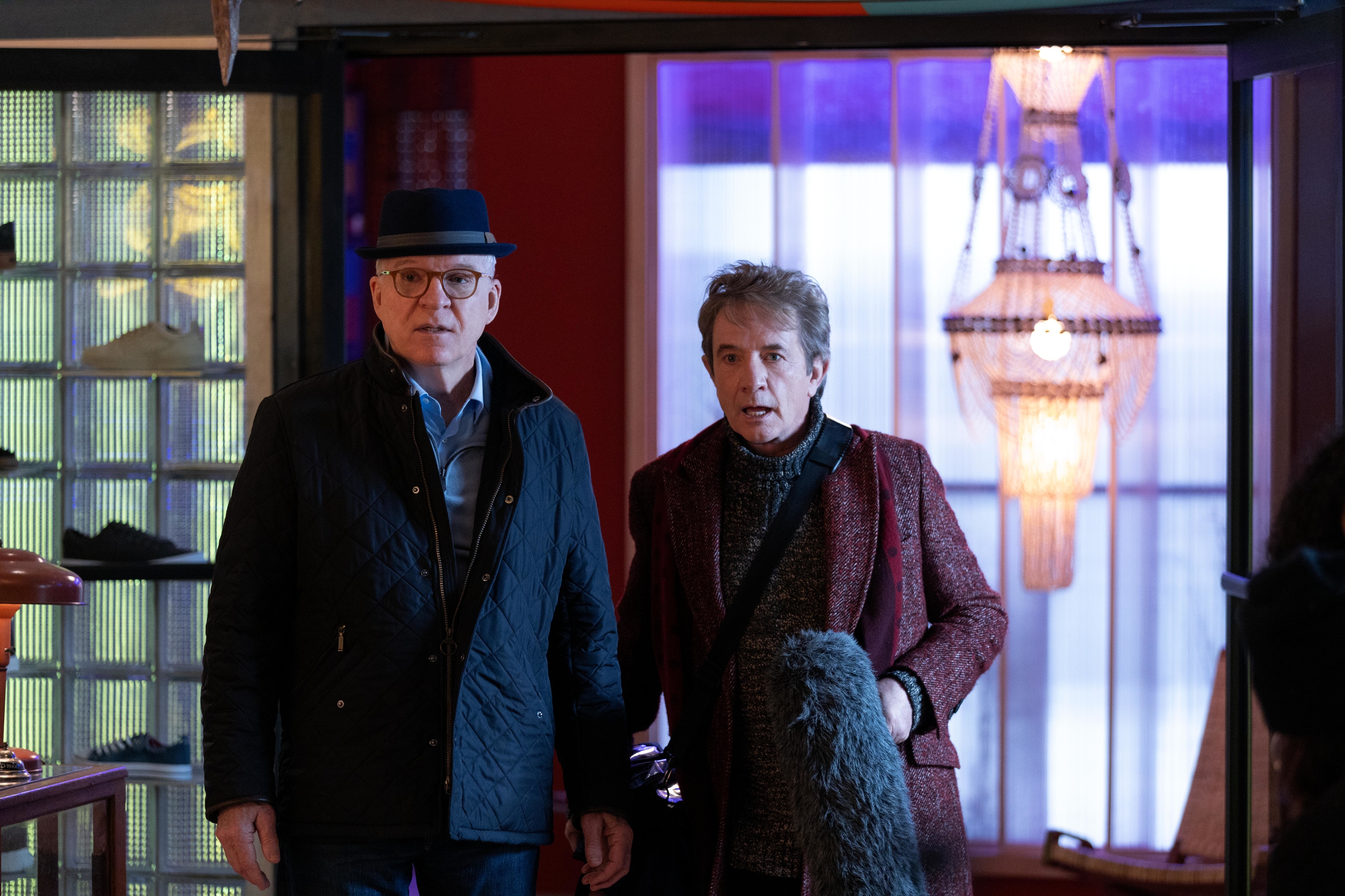 Steve Martin and Martin Short in Only Murders In The Building HD Wallpaper