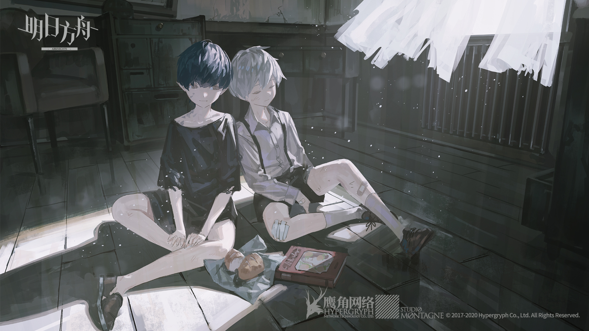 Arknights: Children sitting together in a sunlit room HD Wallpaper