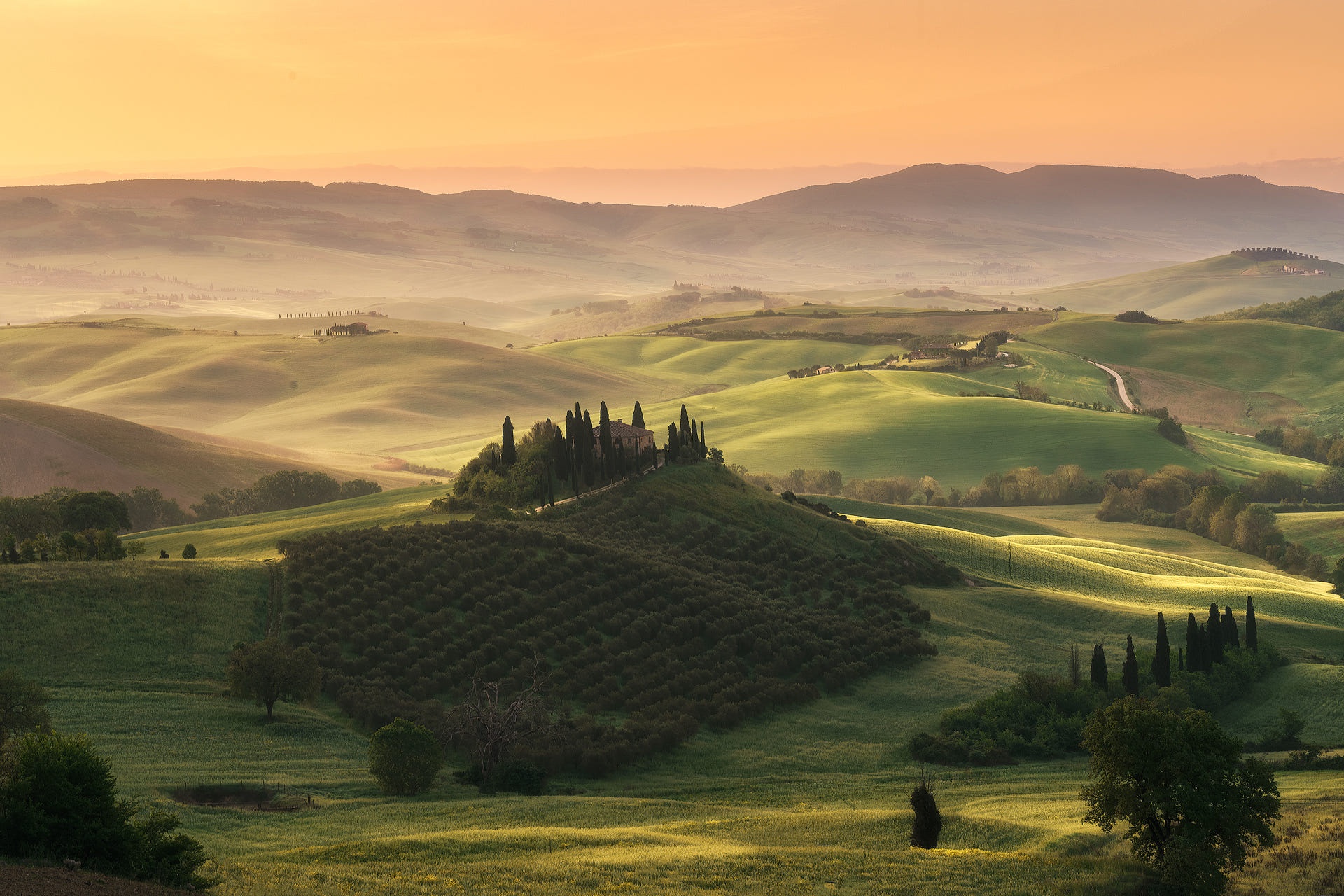 4K 5K Torrenieri Italy Tuscany Sky Grasslands Hill Trees HD 4K 5K Torrenieri Italy Tuscany Sky Grasslands Hill Trees HD