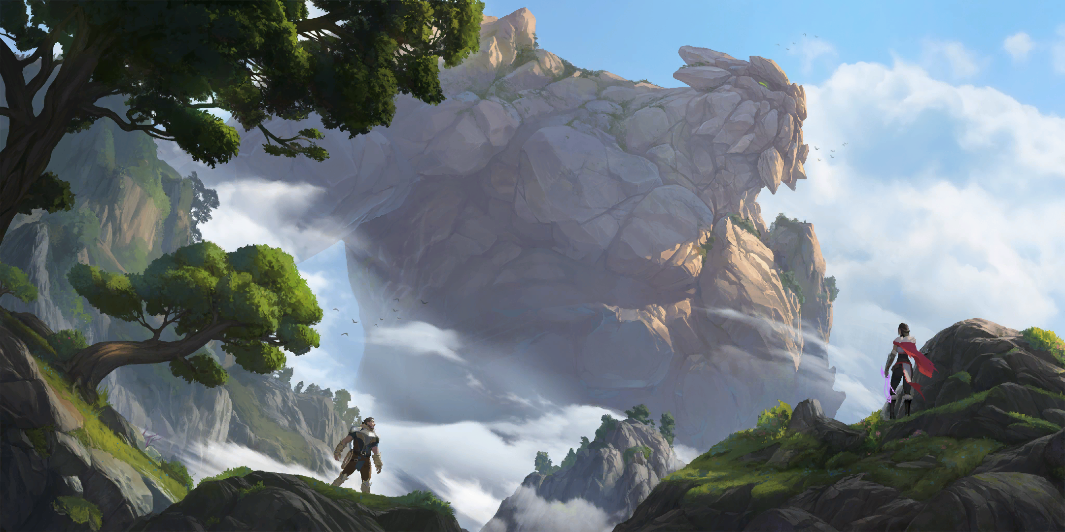 Legends of Runeterra: Malphite's majestic mountain form HD Wallpaper