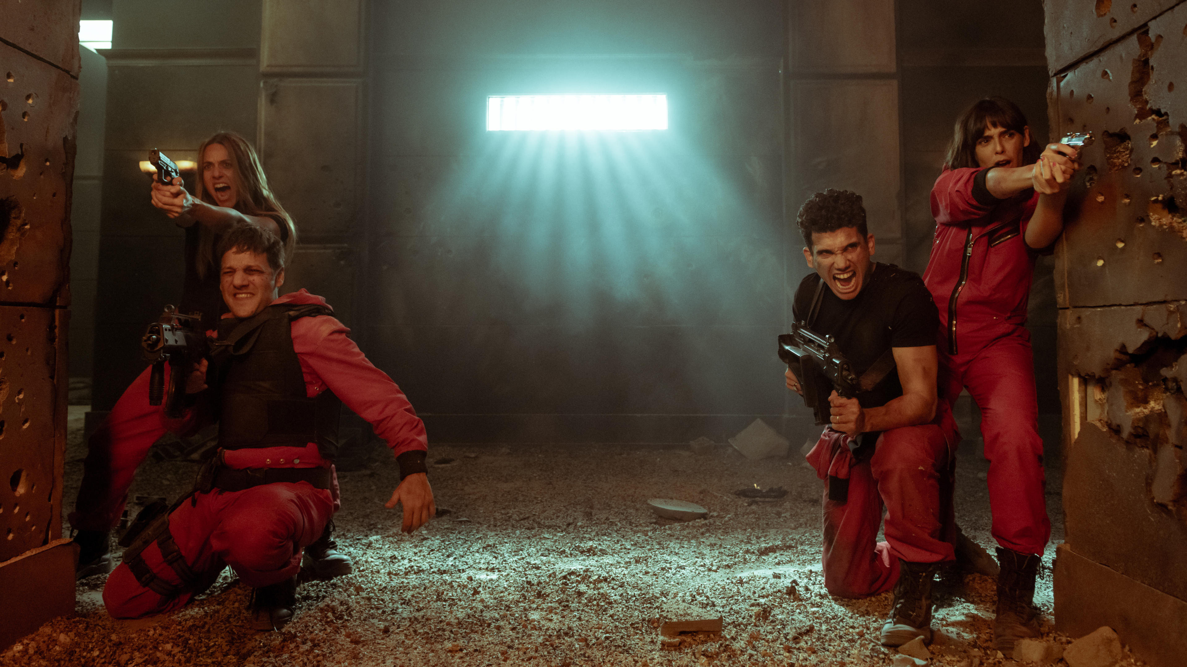 Money Heist: Manila, Denver, Palermo, Lisbon in action HD Wallpaper
