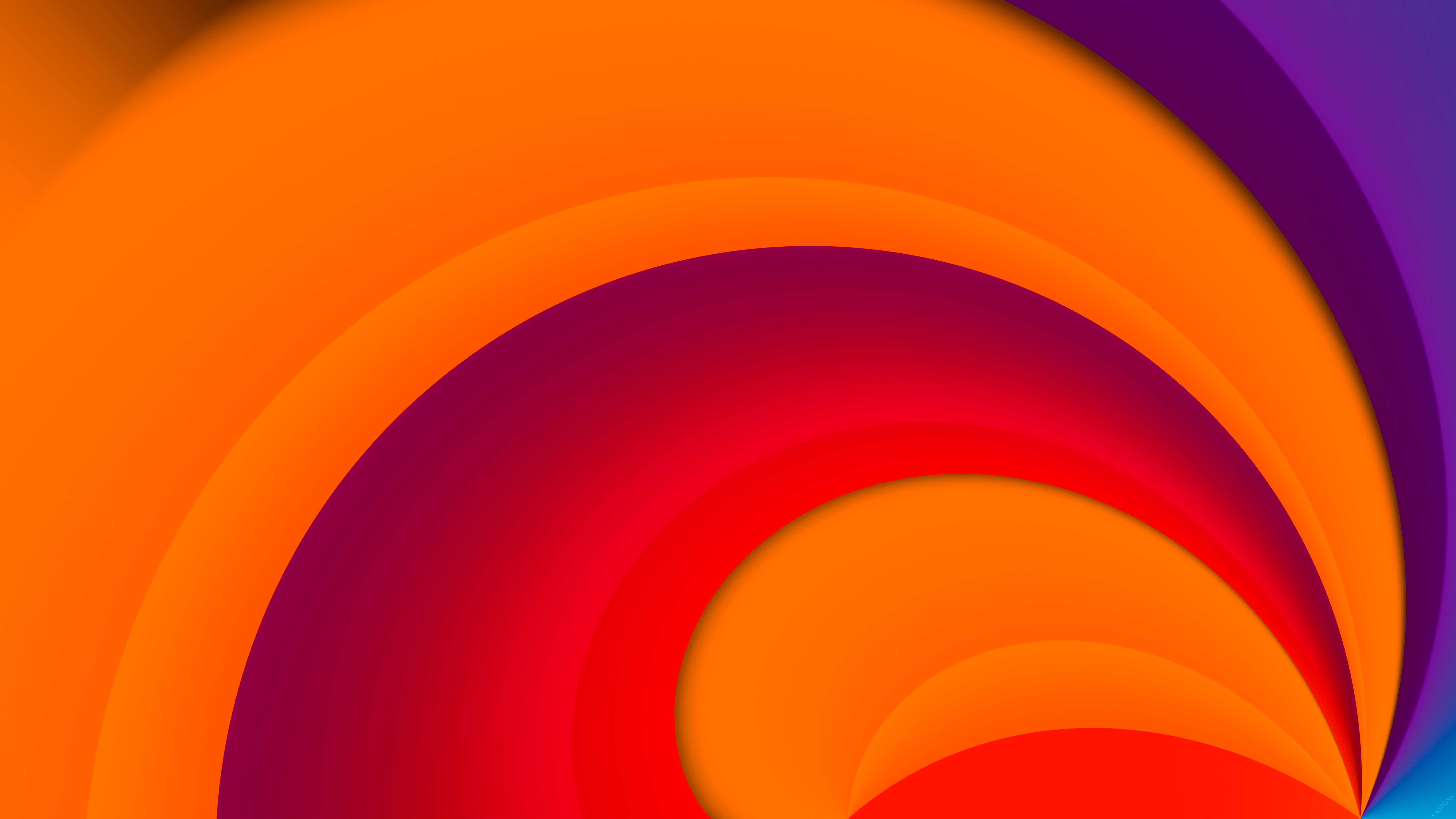 Abstract Shapes in Vibrant Colors HD Wallpaper
