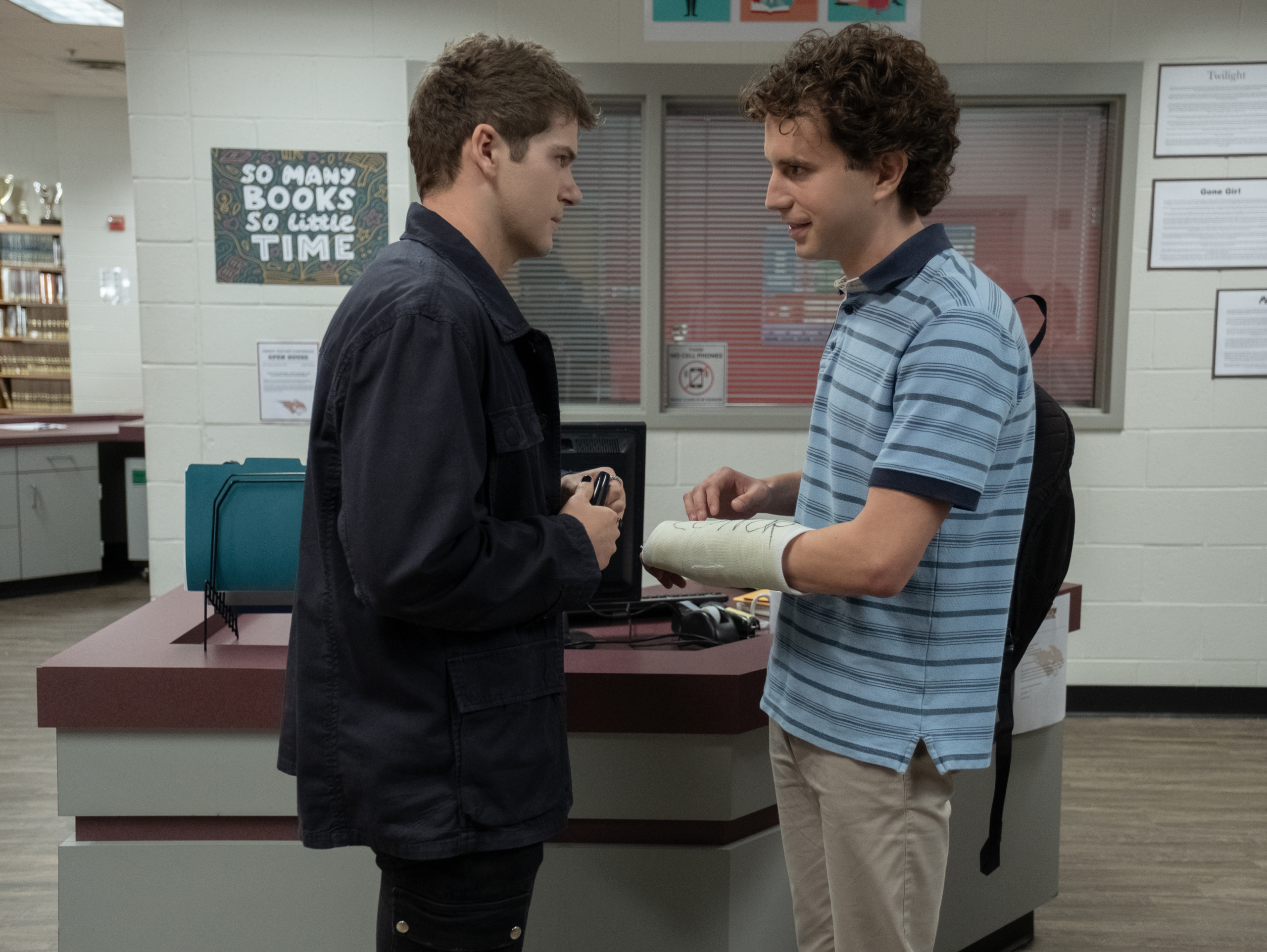 Ben Platt and Colton Ryan in Dear Evan Hansen HD Wallpaper