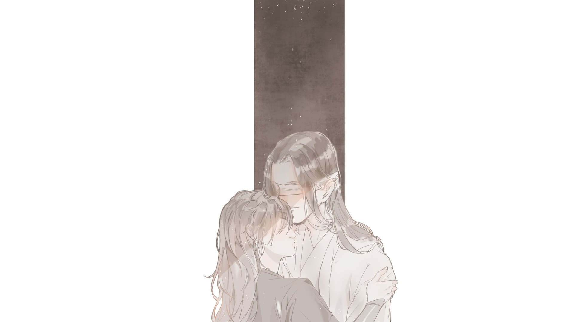 Xue Yang and Xiao Xingchen's tender embrace HD Wallpaper
