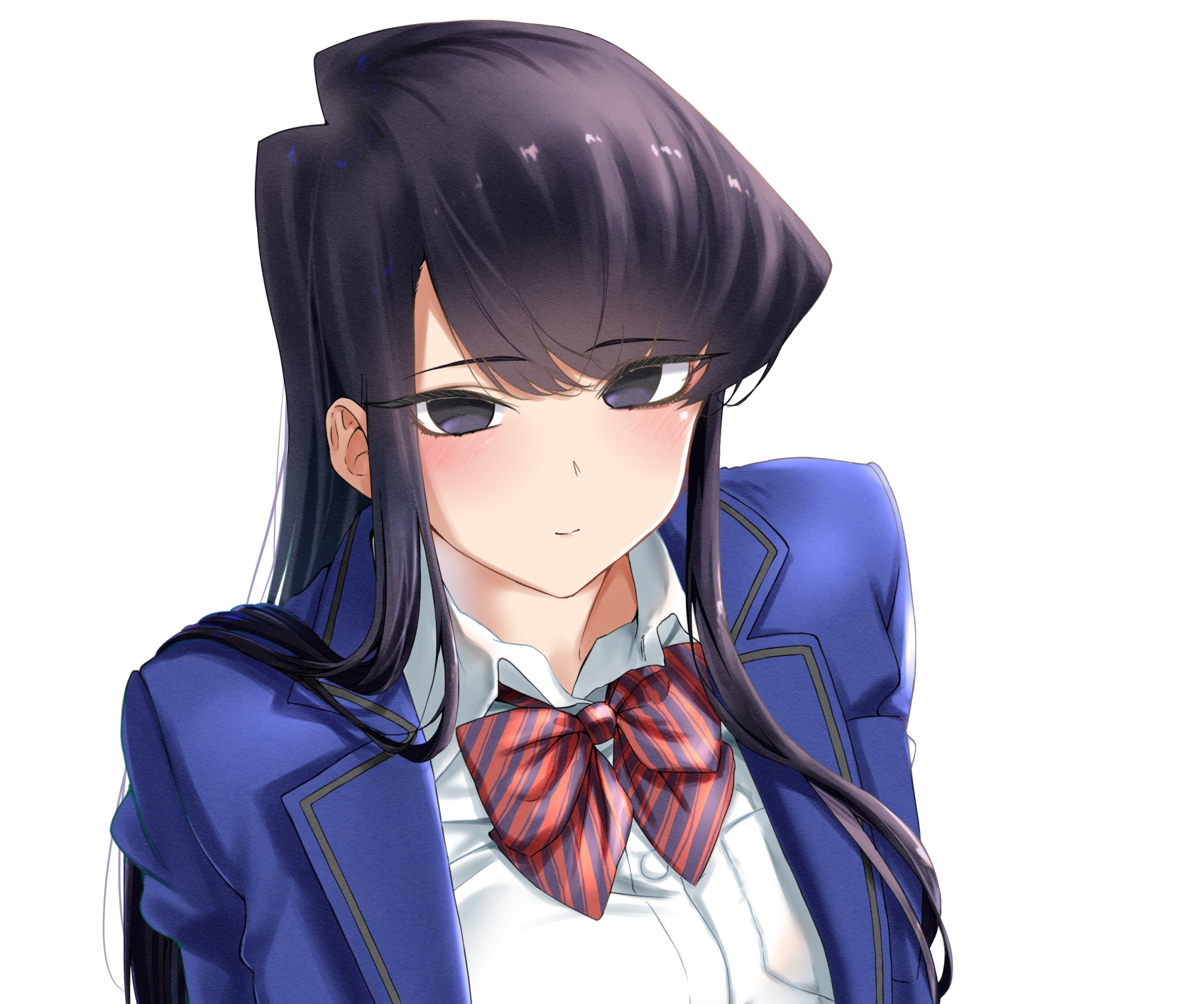 Komi Shouko Looking Shy HD Wallpaper