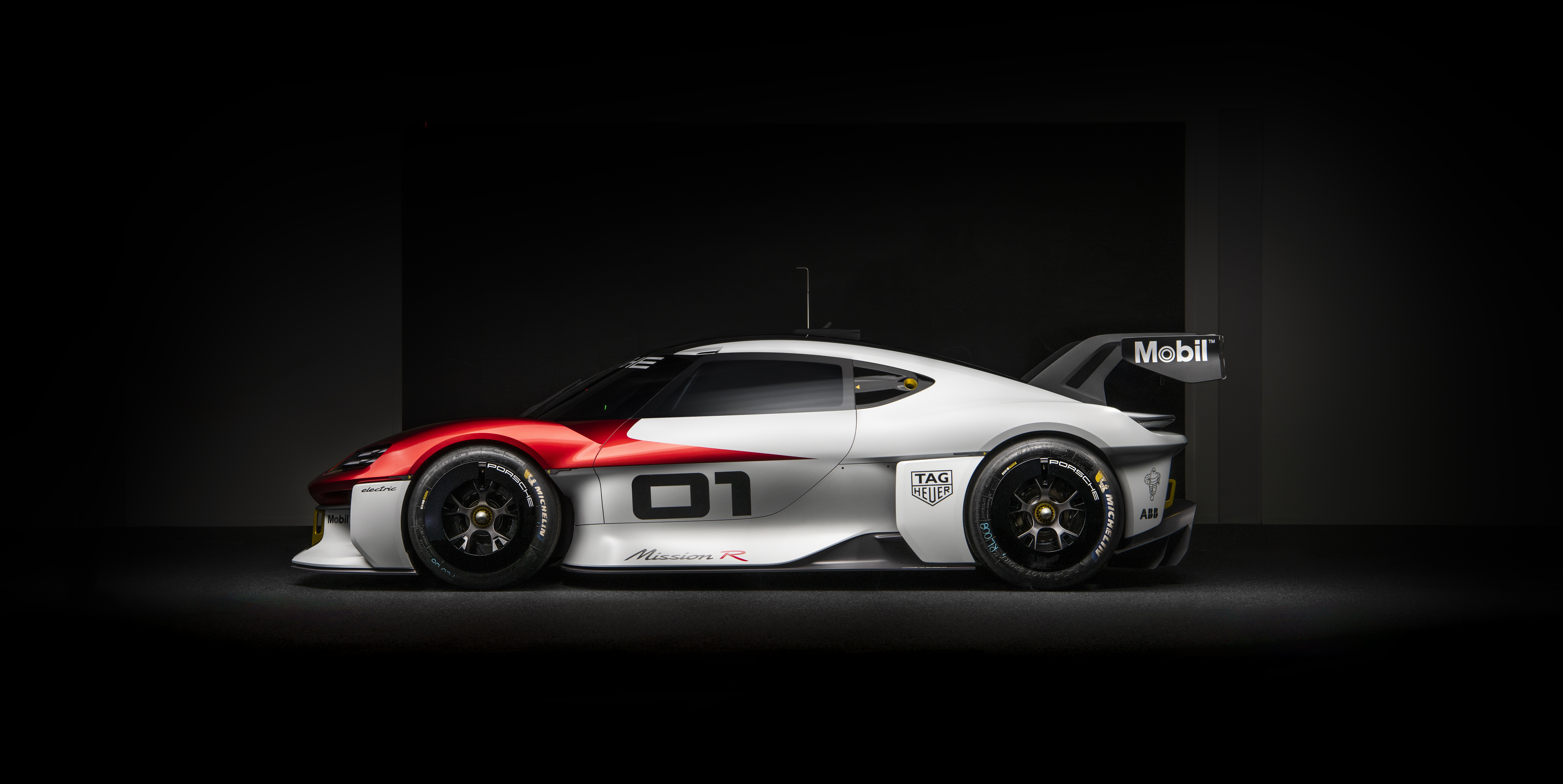 Porsche Mission R 4K Electric Race Car HD Wallpaper
