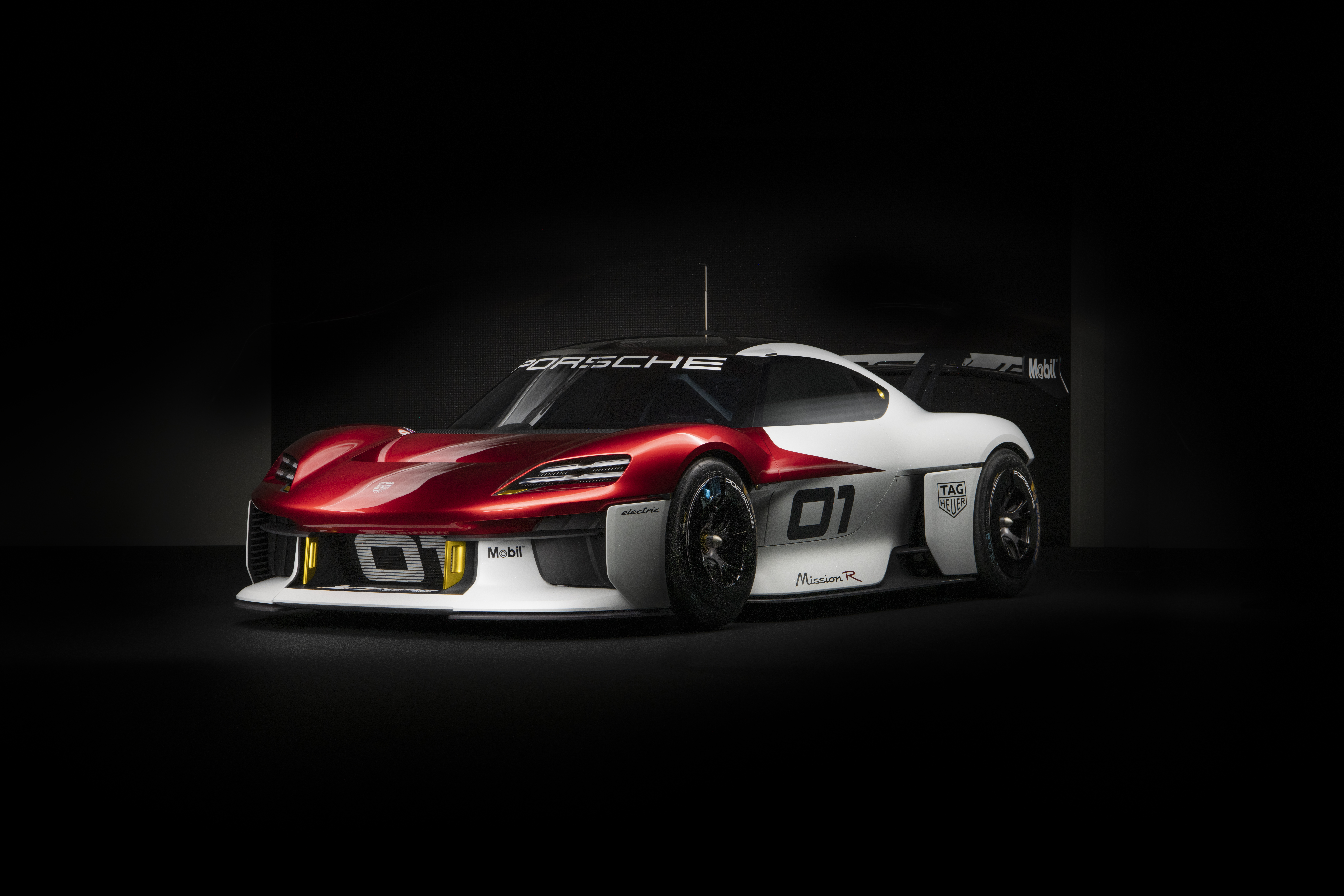 Porsche Mission R Electric Race Car HD Wallpaper
