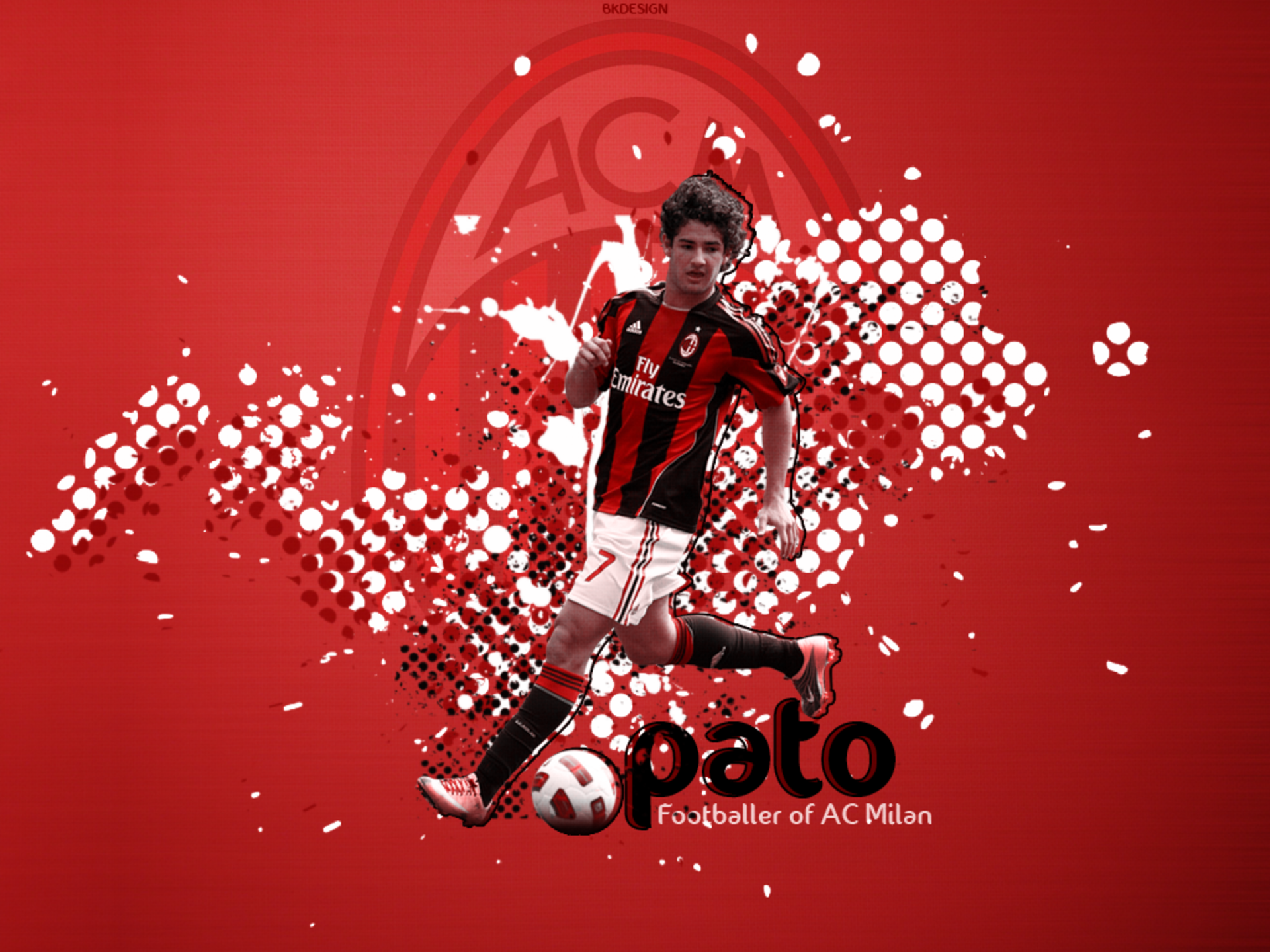 Alexandre Pato AC Milan Footballer HD Wallpaper